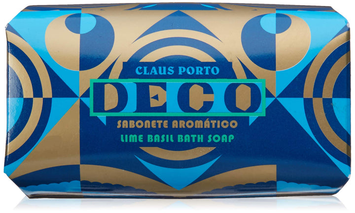 Claus Porto Deco Bath Soap, Lime Basil, 5.29 oz.