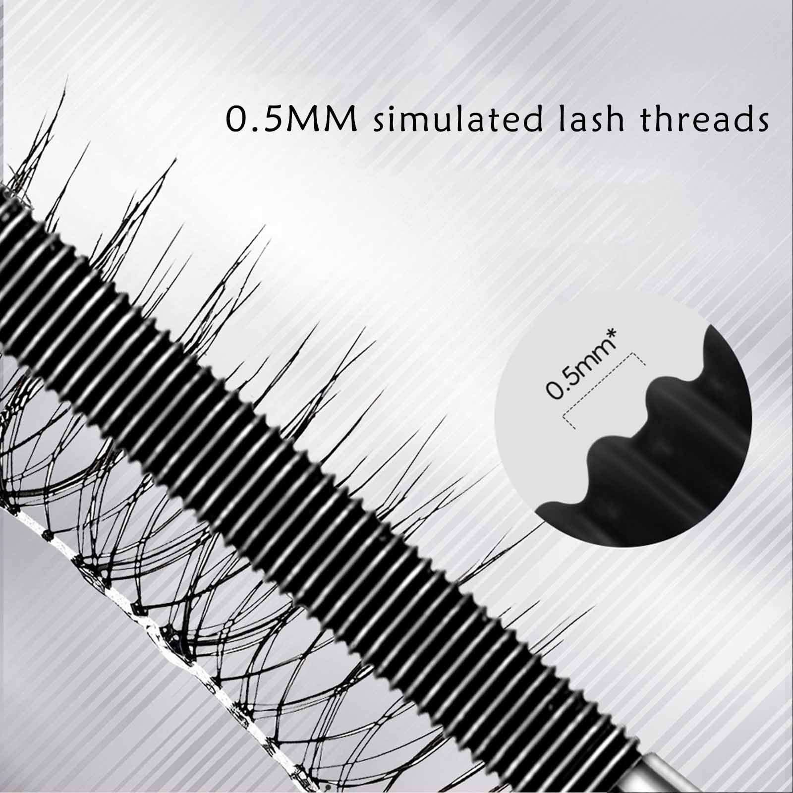 Eyelash Primer before Mascara Volume and Length Curl Waterproof Sweatproof Lengthening Mascara Primer Non-Smudge Long Lasting