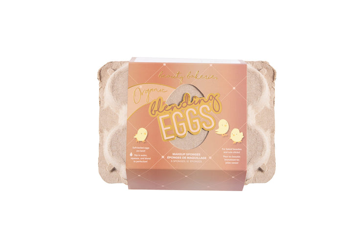 Beauty Bakerie - Organic Blending Eggs Beauty Sponges. Seamless Blending and Reduce Streaks. (6 Sponges)
