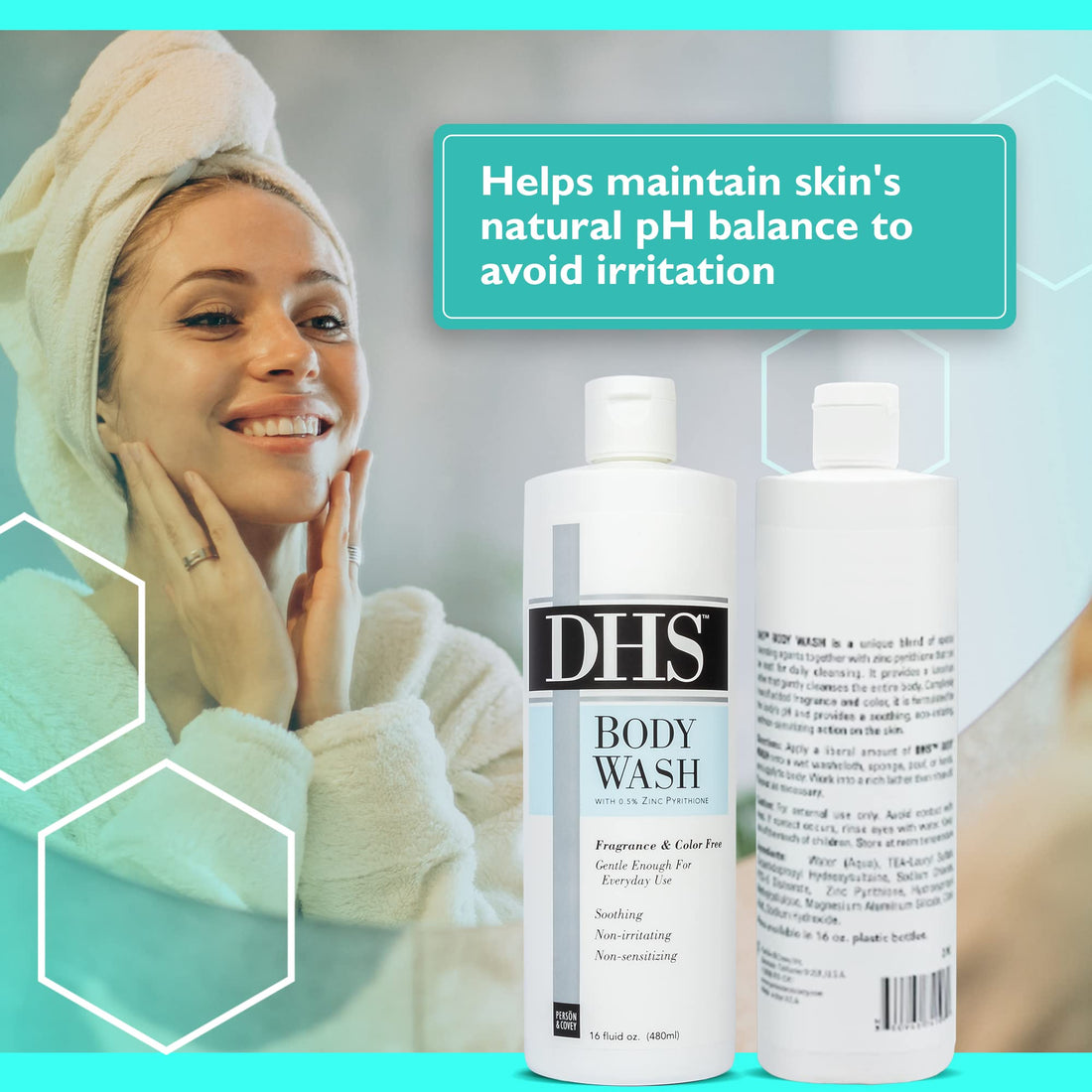 Person Covey DHS Body Wash