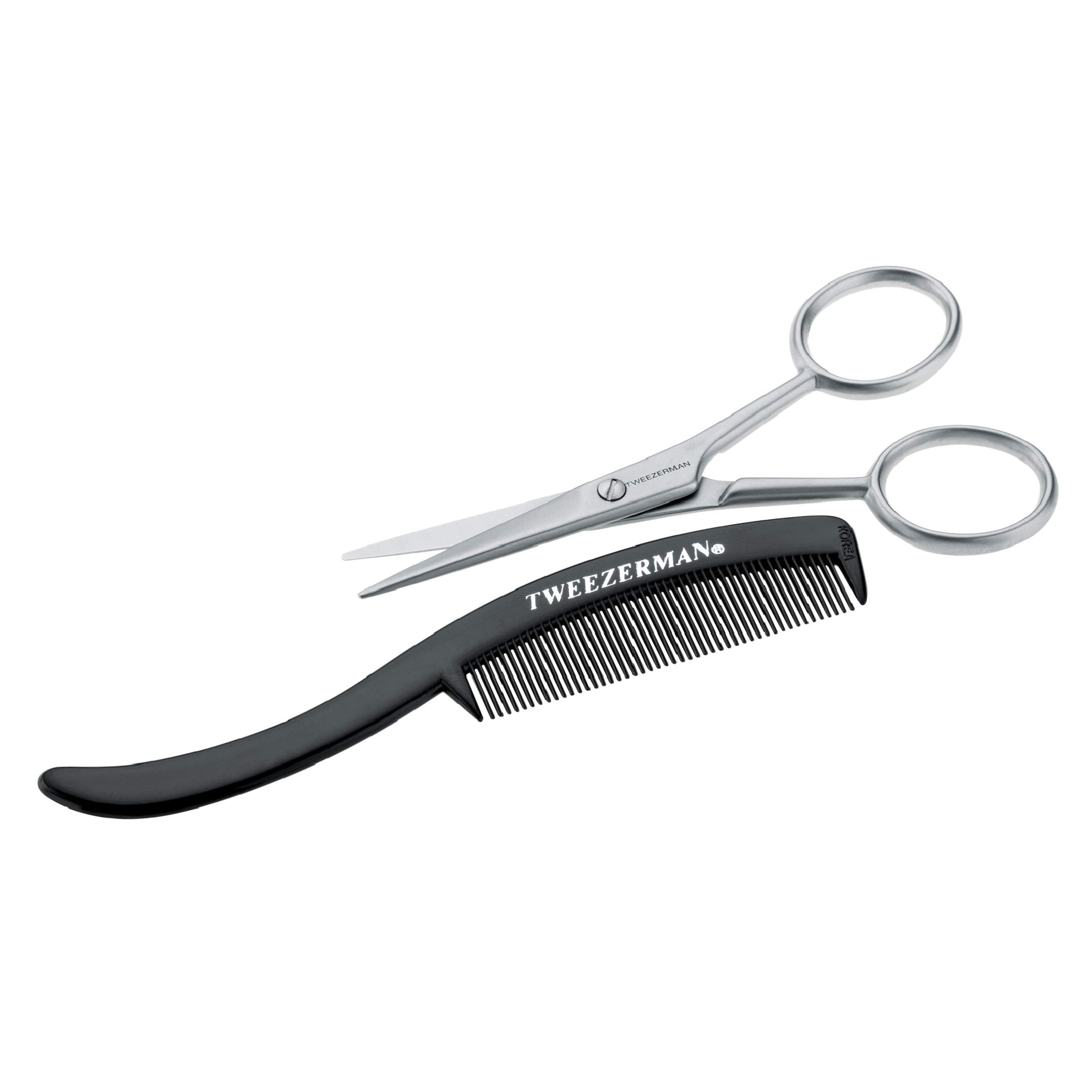 Tweezerman G.E.A.R. Moustache Scissors with Comb