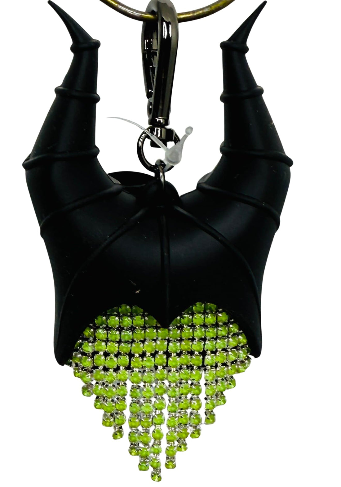 Bath & Body Works Malificent Black and Green Bling Glow-in-the-Dark Pocketbac Hand Sanitzer Holder
