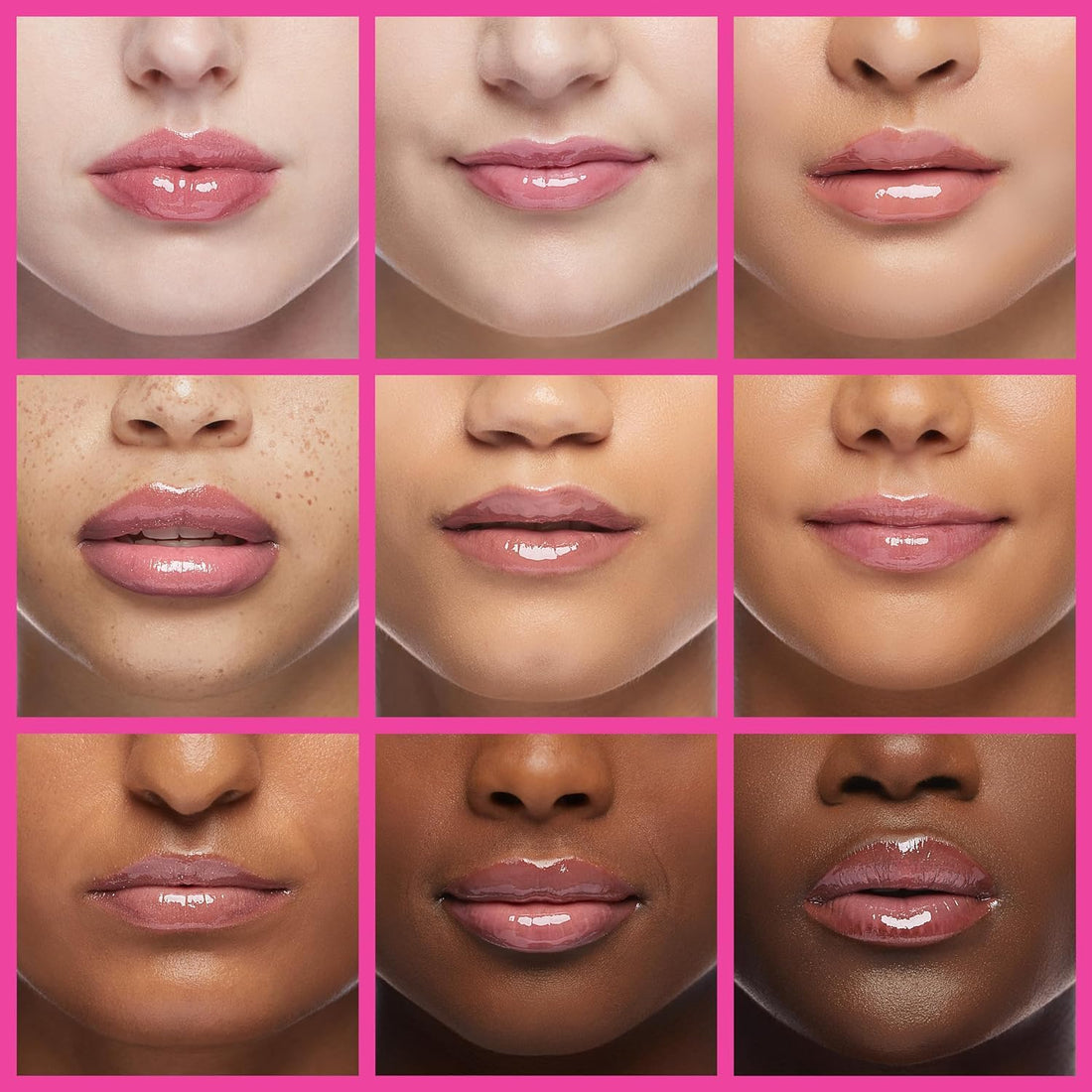 Leoly Dreaming Plumping Lip Oil, Moisturizing Lip Glow Oil, Long Lasting Nourishing Lip Gloss Lip Balm, Non-sticky Transparent Toot Lip Oil Tinted for Lip Care and Dry Lip - Cherry