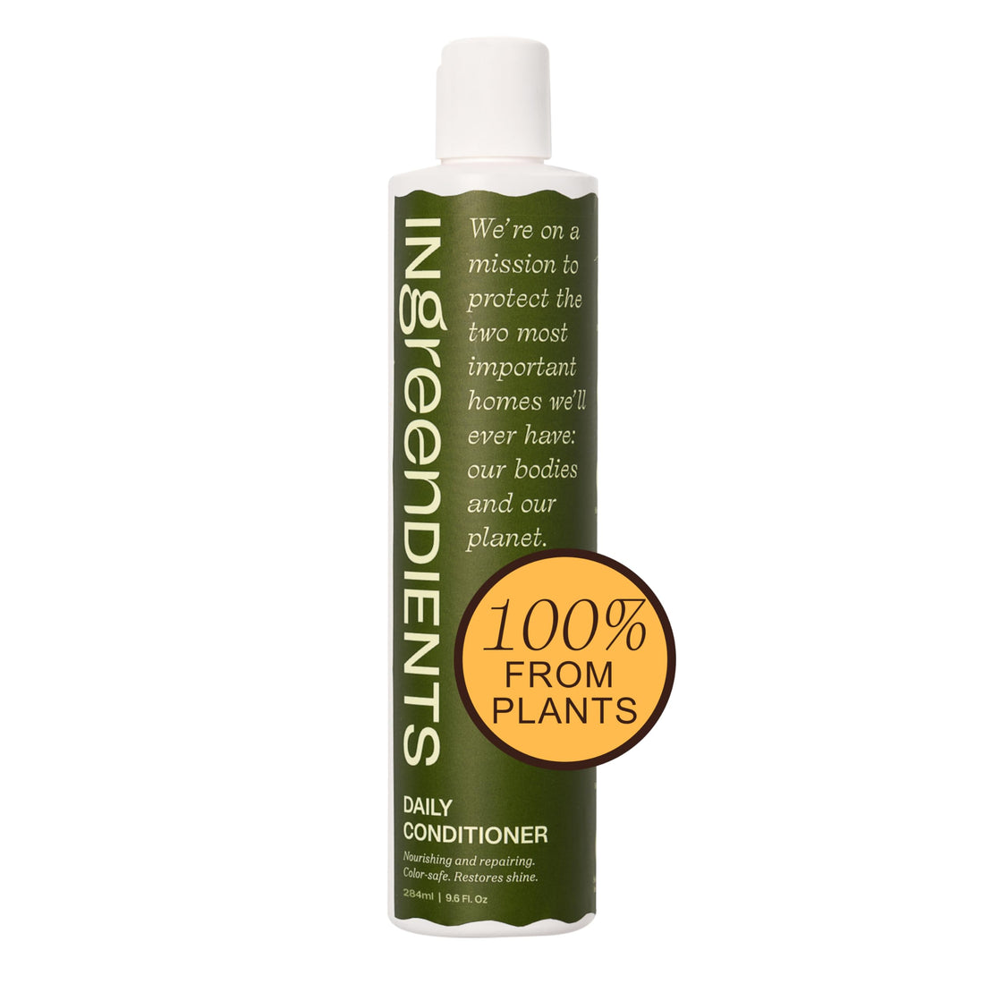 Ingreendients Tea Tree Hair Conditioner - Organic, Sulfate-Free, Color-Safe, Silicone-Free, Cruelty-Free, with Shea Butter and Jojoba Oil