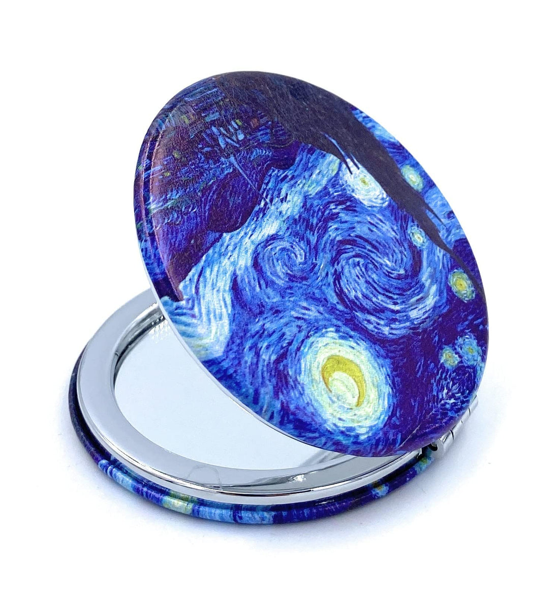 Compact Mirror Purse Makeup Mirror Small Travel Mirror Pocket Mirror Lipstick Mirror Starry Night Van Gogh Cute Mini Mirror Art Artistic Gifts for Women