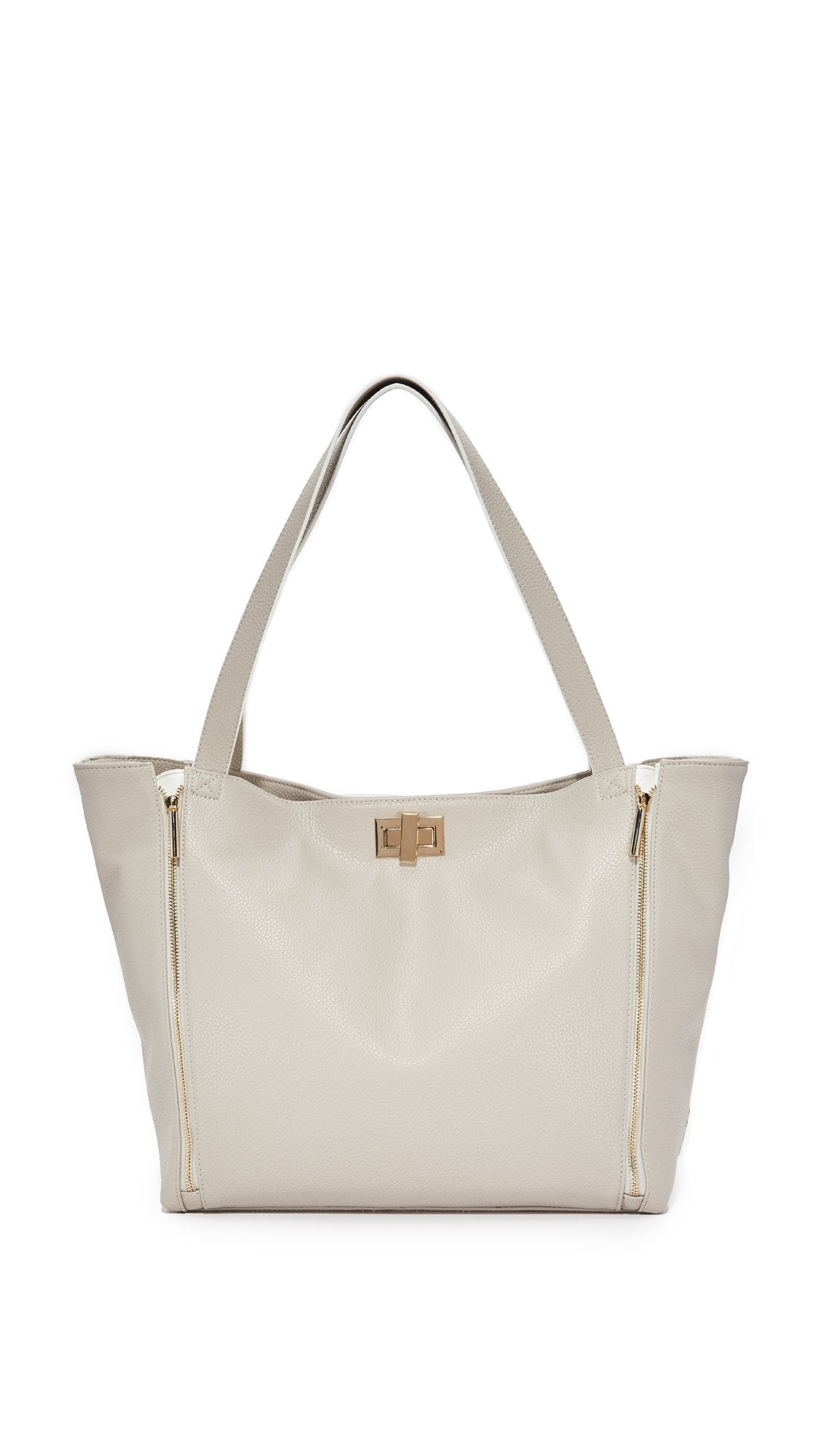 Rosie Pope Diaper Bag, Sloane Tote, Grey/White