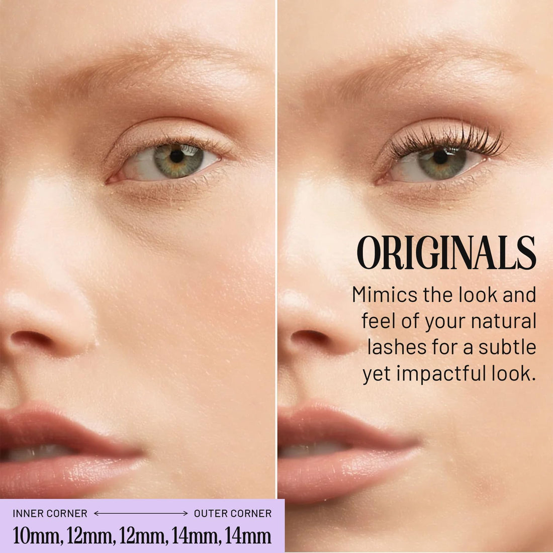 Lilac St - Originals Natural Faux Eyelash Clusters (12mm) - Soft, Natural Look - DIY Lash Extension Wisps - Lightweight & Lifelike - Lasts 10 Days - Cruelty Free, Vegan, Women Founded - 10 Lashes