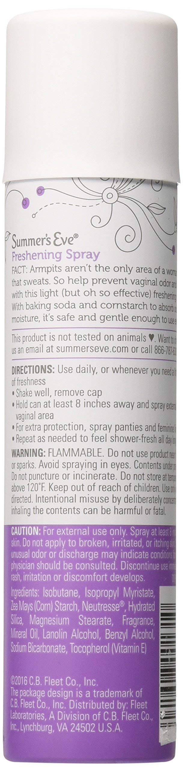 Summers Eve Feminine Deodorant Spray Ultra Extra Strength - 2 oz 2 Pack