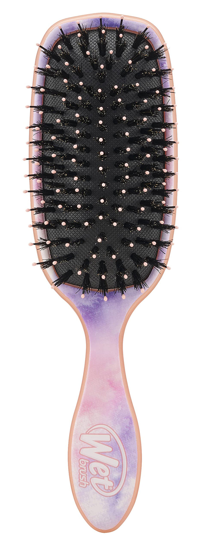 Wet Brush Shine Enhancer Paddle Brush, Color Wash Watermark - Hair Detangler Brush with Ultra Soft Bristles, Infused With Natural Argan Oil, Shiny Detangle & Smooth Hair, Wet or Dry, All Hair Types