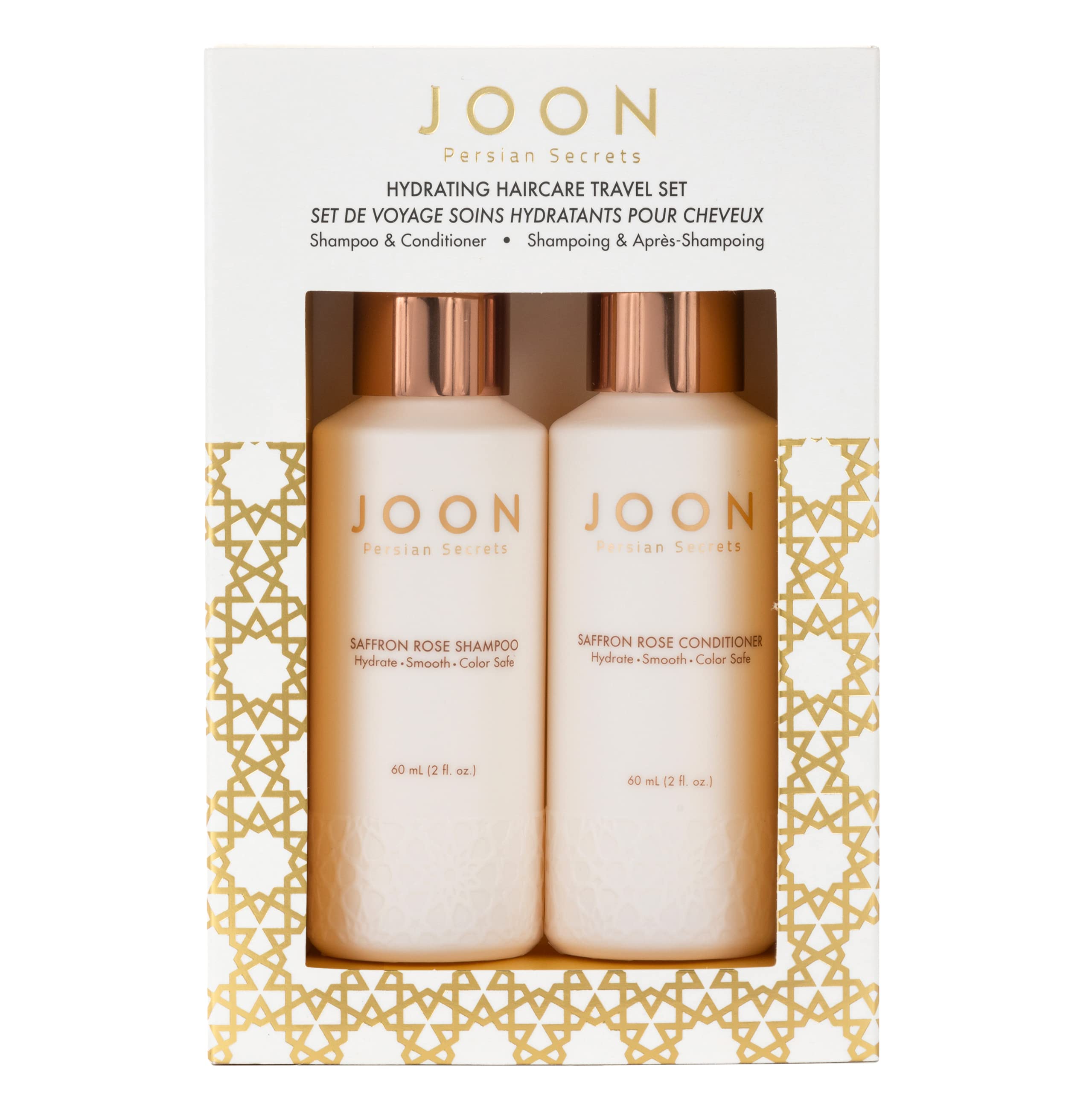 JOON Hydrating Haircare Travel Set - 2oz Shampoo and Conditioner Kit