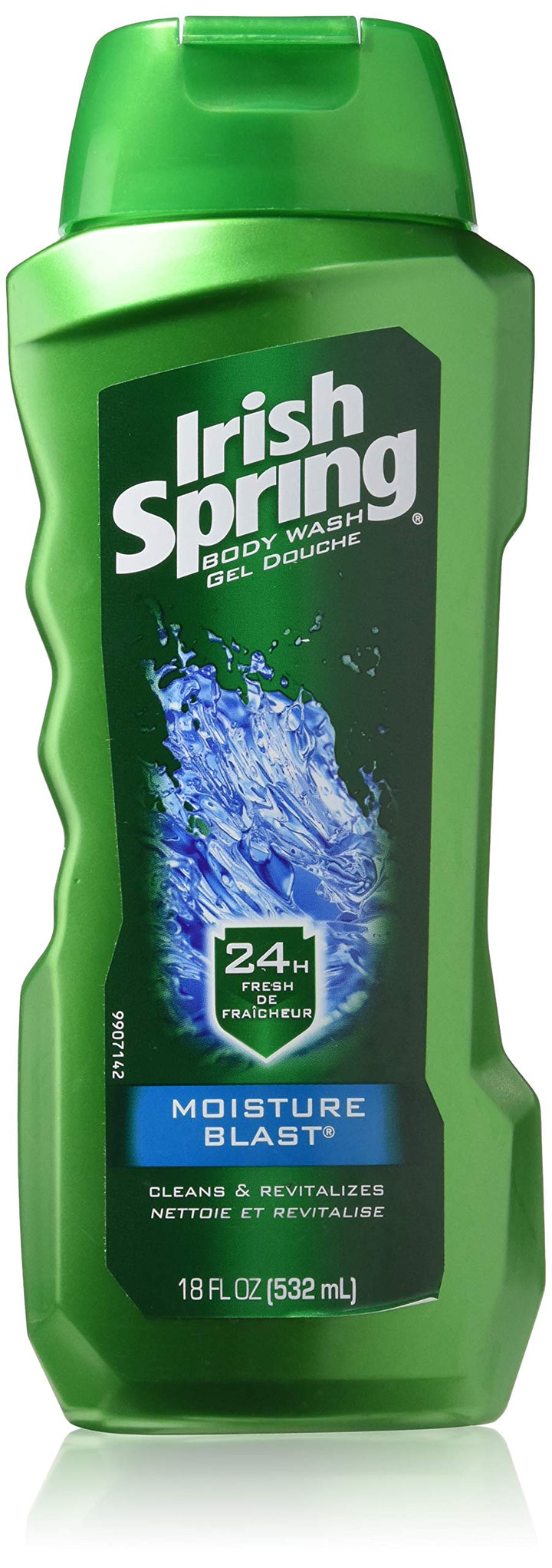 Irish Spring Body Wash, Moisture Blast 18 Ounce (Value Pack of 4)
