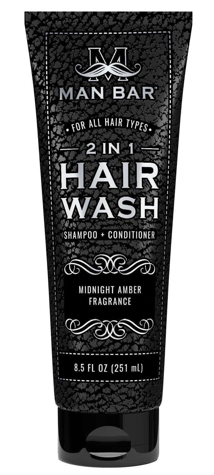 San Francisco Soap Company Man Bar 2 IN 1 Hair Wash MIDNIGHT AMBER - Where Lather meets Luxury