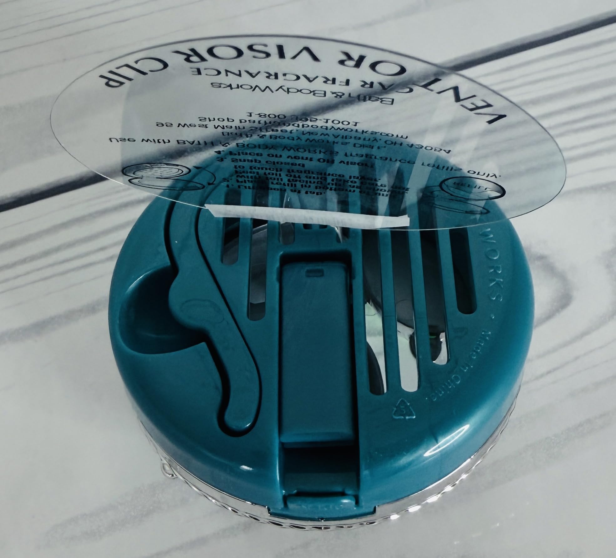 Bath and Body Works Gemstone Tiny Sea Glass Turtles Car Fragrance Holder Visor Fragrance Holder Easy To Open