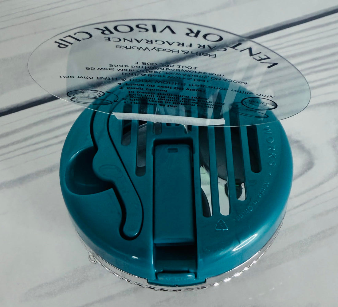 Bath and Body Works Gemstone Tiny Sea Glass Turtles Car Fragrance Holder Visor Fragrance Holder Easy To Open