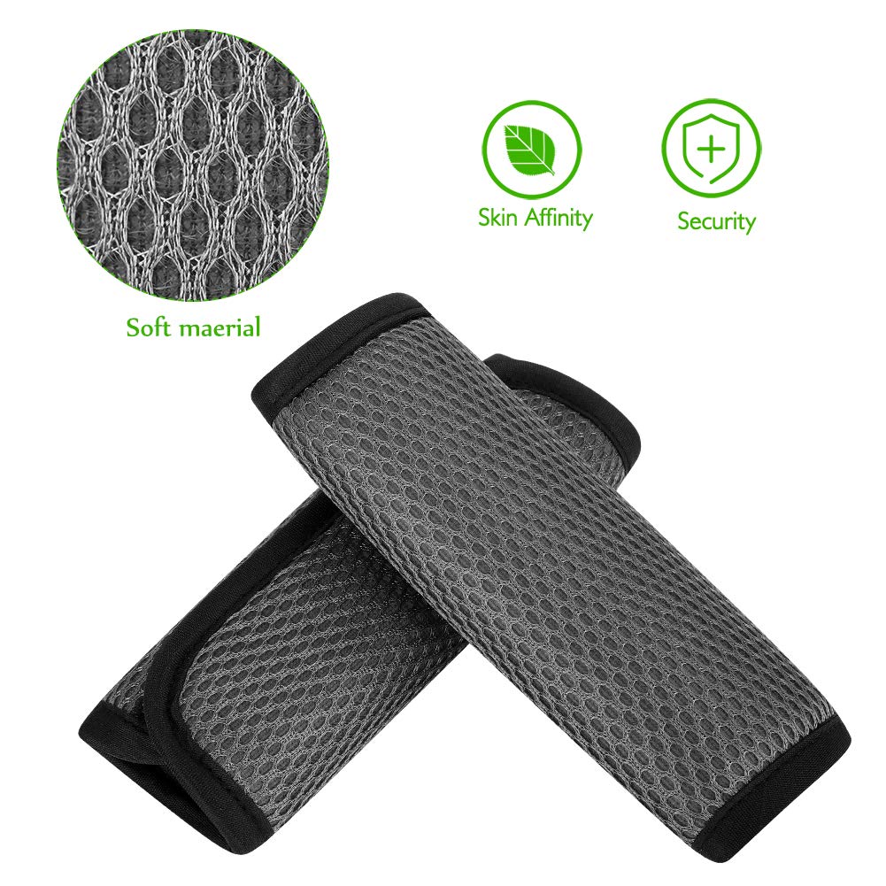 Accmor Car Seat Straps Shoulder Pads for Baby Kids, Soft Car Seat Strap Covers, Seat Belt Covers for Car Seats, Pushchair, Stroller