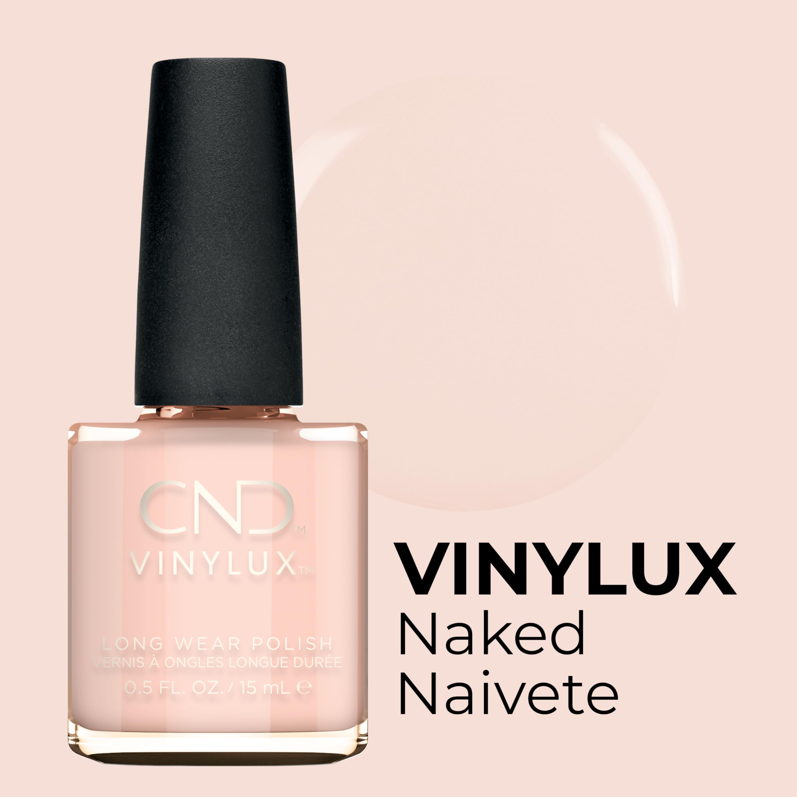 CND Vinylux Weekly Nail Polish, Naked Naivete, .5 oz