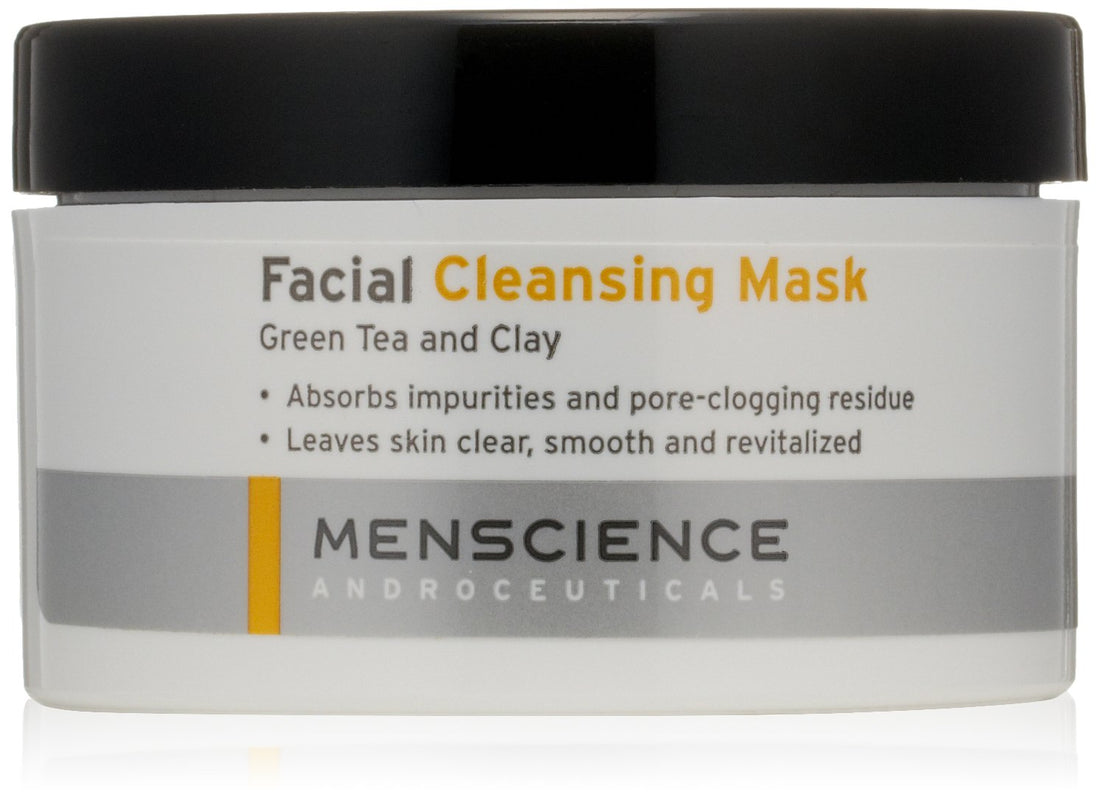 Menscience Facial Cleaning Mask - Green Tea And Clay - 90g/3oz