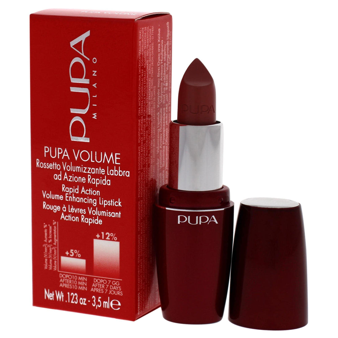 PUPA Milano Volume Makeup Lipstick for Women (104 Powder Rose), I0111579