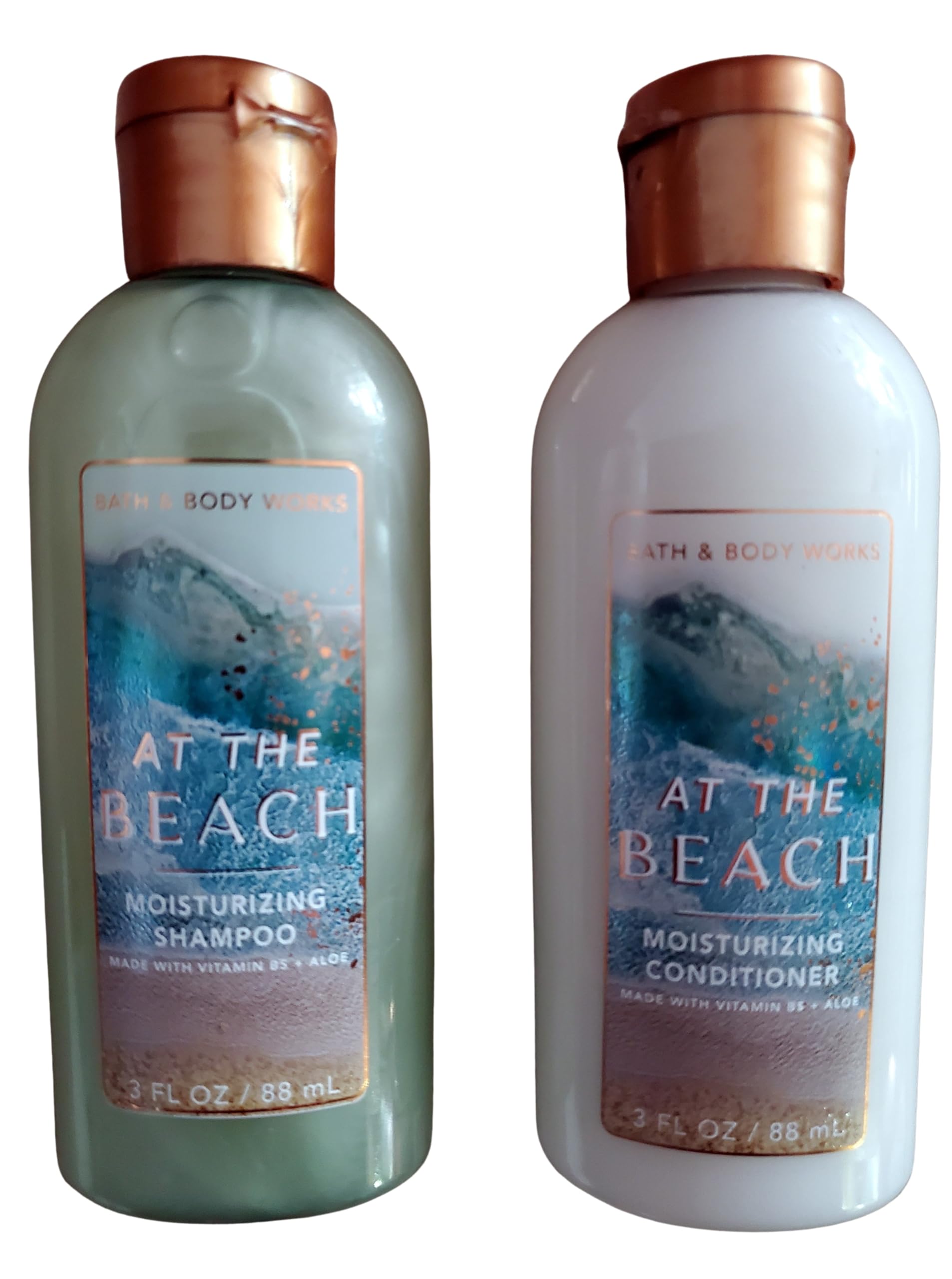 Bath and Body Works At the Beach Travel Size Shampoo and Conditioner Set of 2
