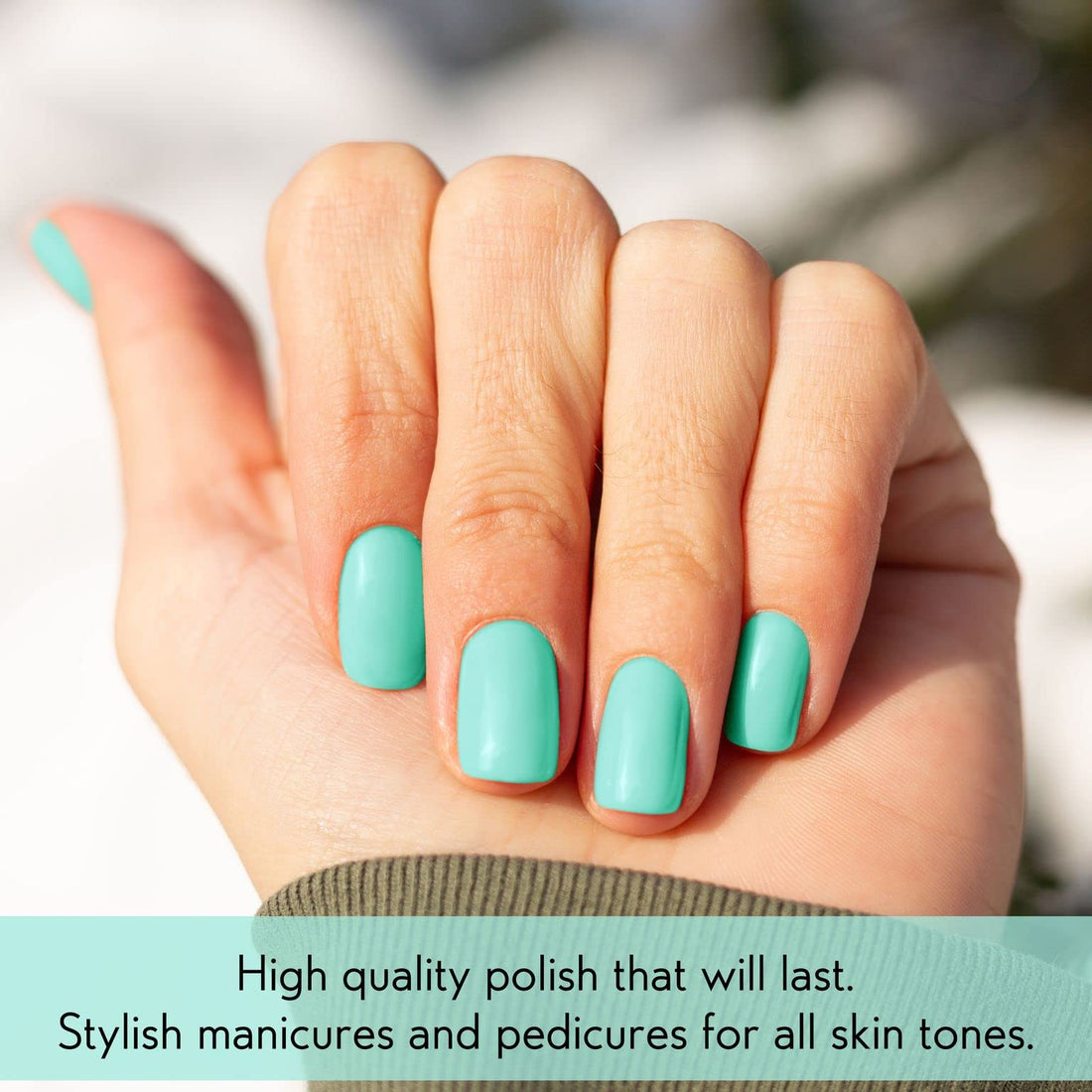 Color Club Poptastic Neons Nail Polish, Age of Aquarius, Neon, Turquoise, .05 Ounce