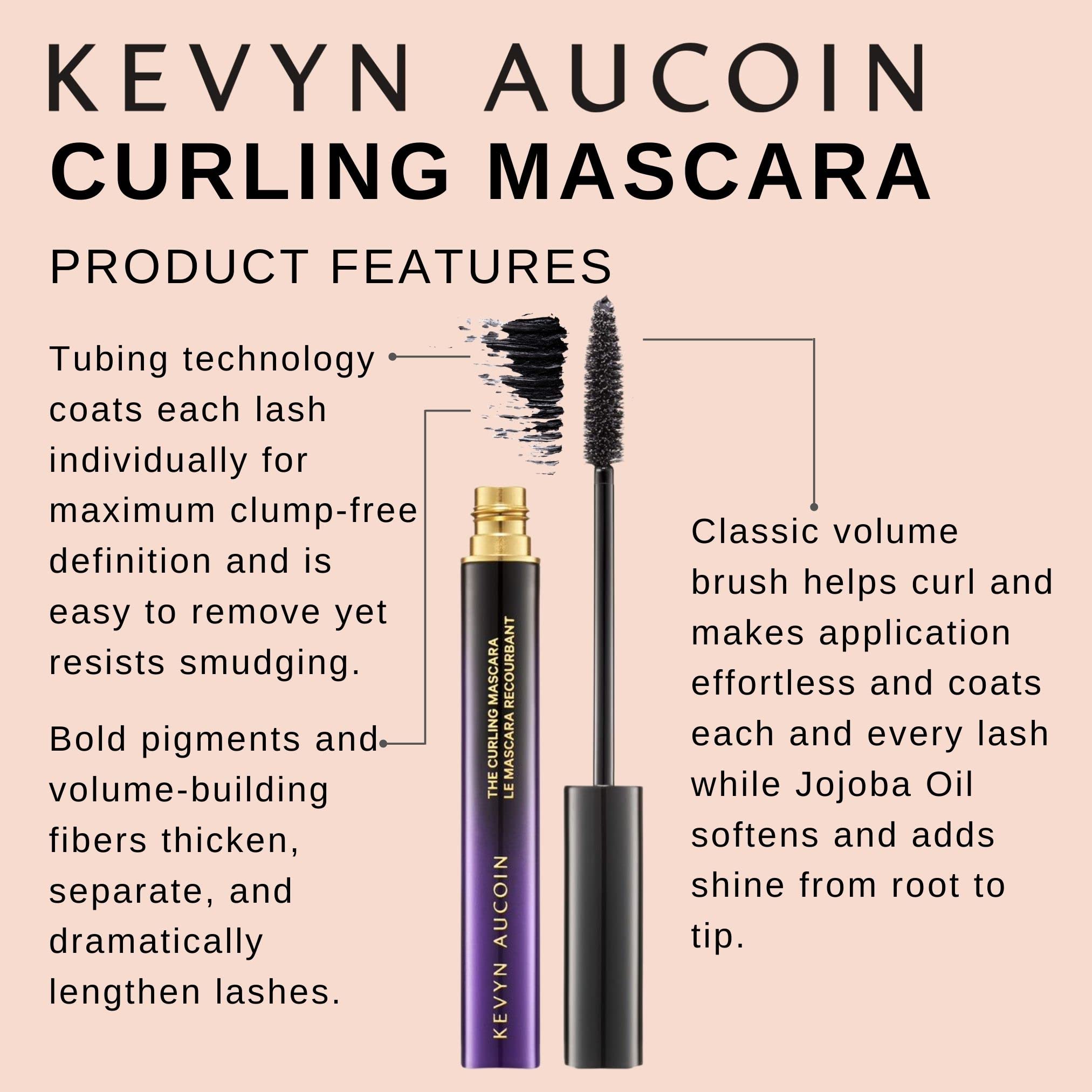 Kevyn Aucoin - The Curling Mascara - Rich Pitch Black. 0.18 oz