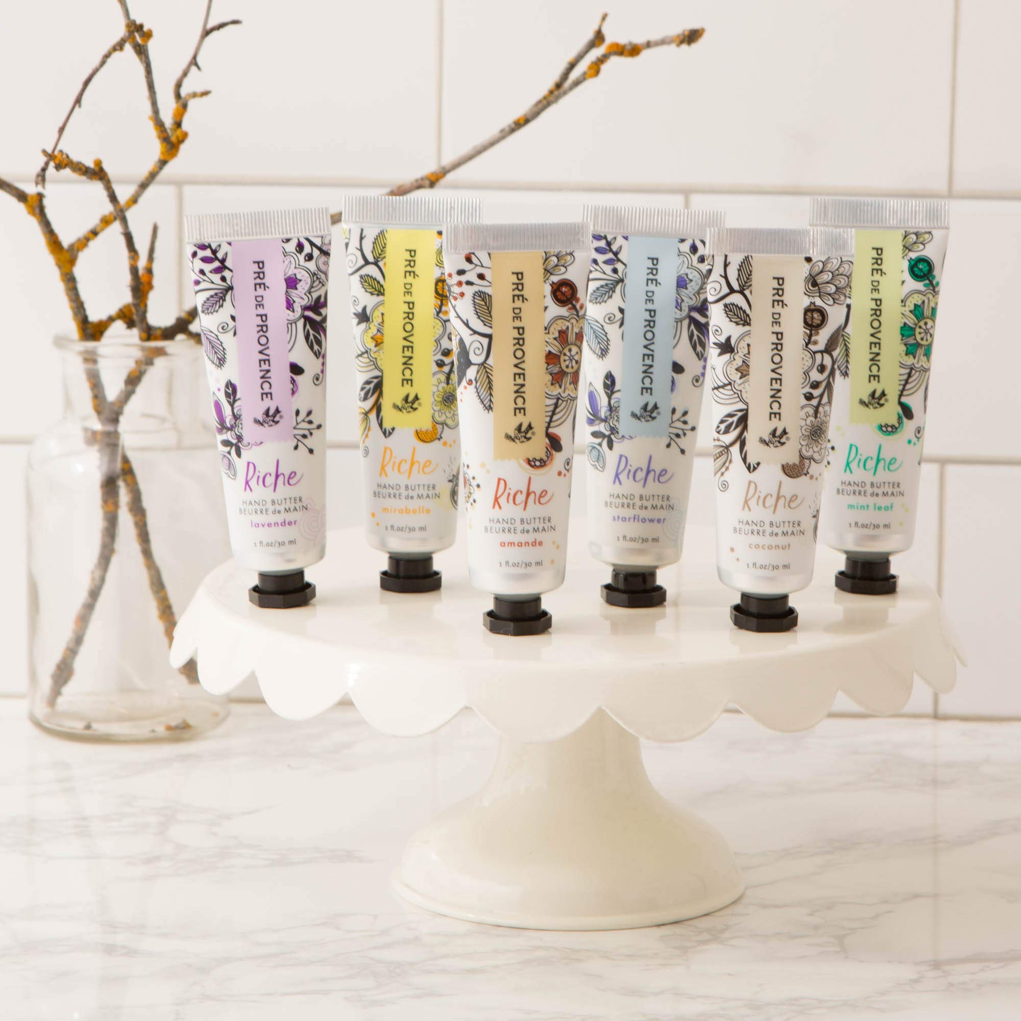 Pre de Provence Riche Collection Hand Butter, Coconut, 30 ml, 1 Count (35710CT)