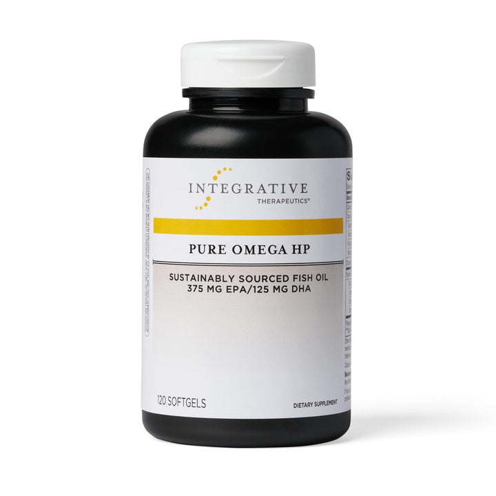 Integrative Therapeutics - Pure Omega HP Fish Oil Softgels - 575 mg Omega 3 Fatty Acids with EPA and DHA - Fish Oil -Sustainably Sourced - 120 Count