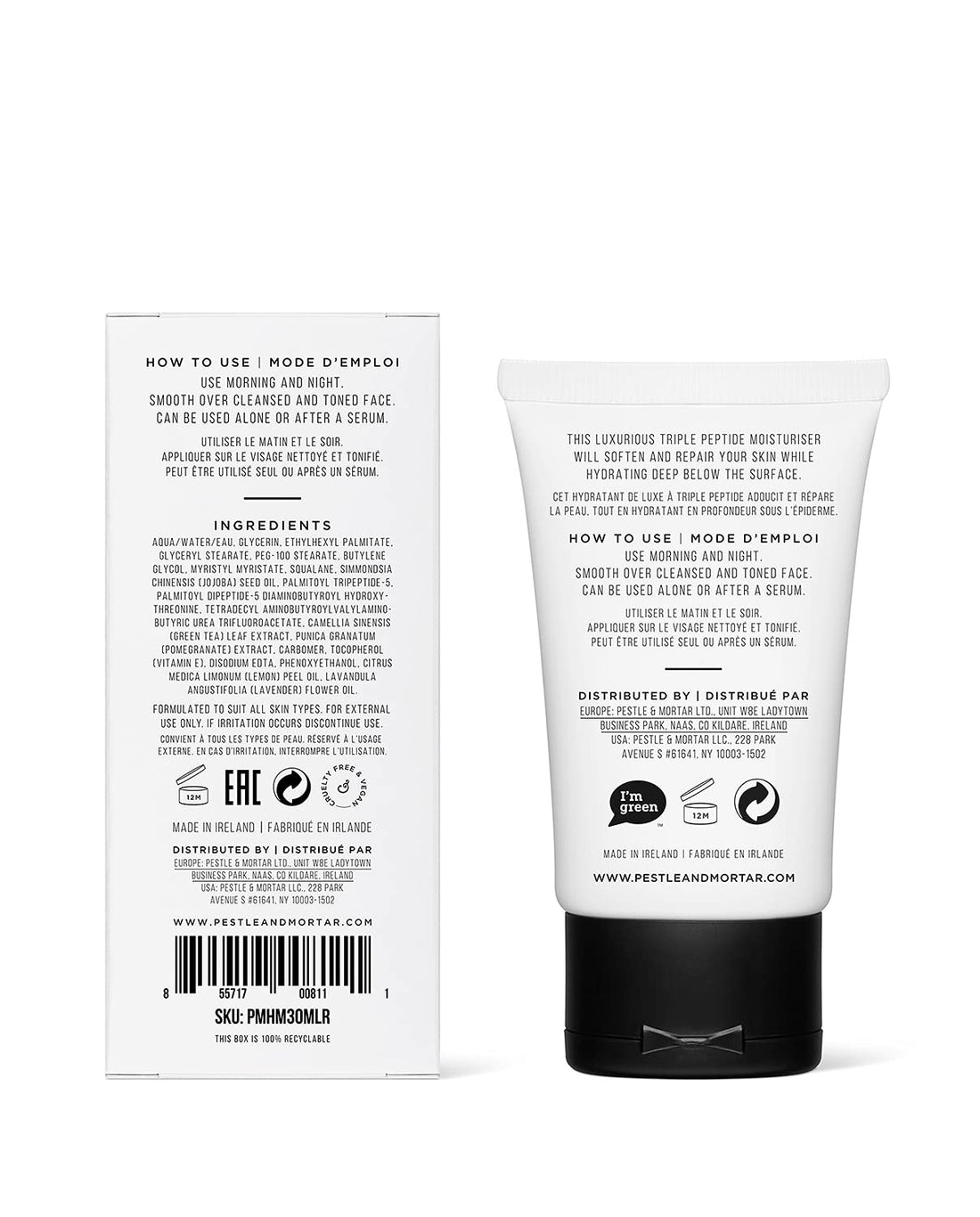Pestle & Mortar Hydrate - Lightweight Face Moisturizer - 30ml