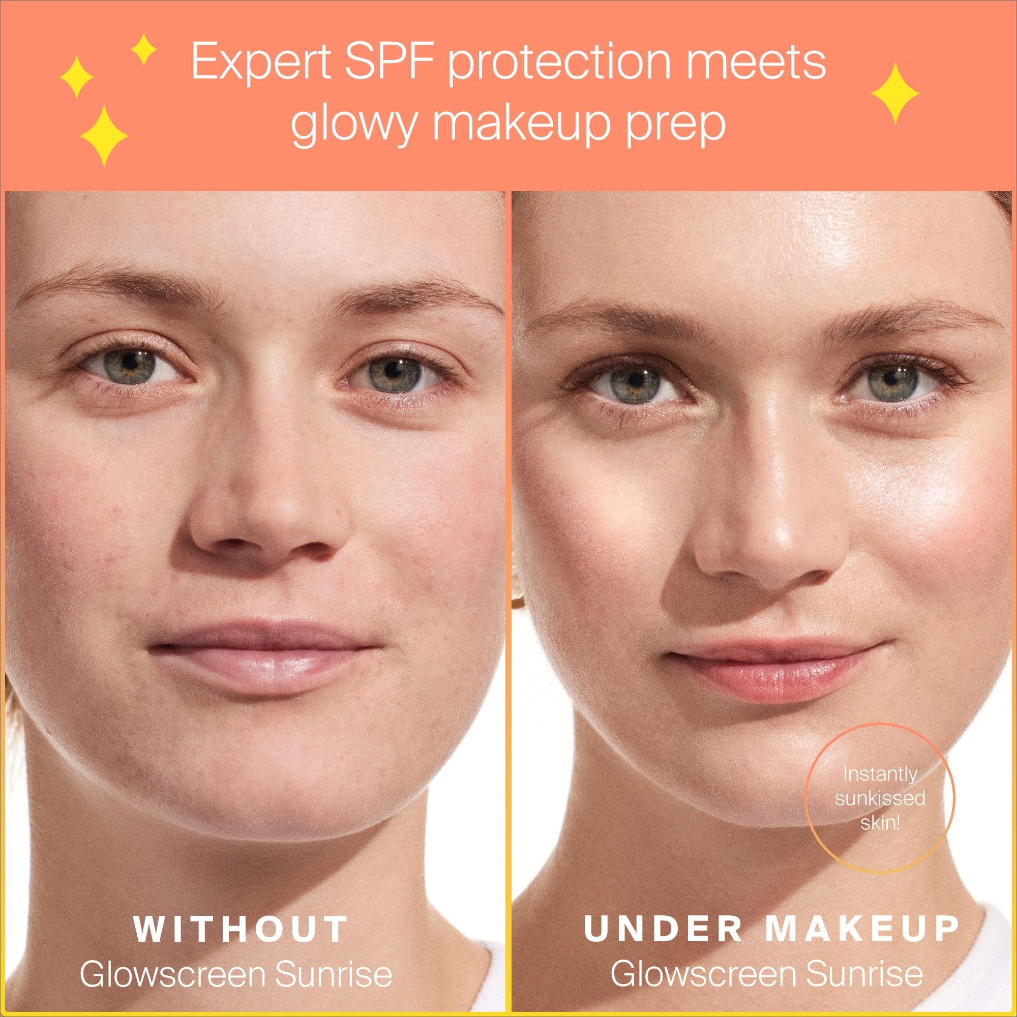 Supergoop! Glowscreen (SPF 40) - 2.5 fl oz - Glowy Primer + Broad Spectrum Tinted Sunscreen - Helps Filter Blue Light - Hydration - Hyaluronic Acid & Vitamin B5