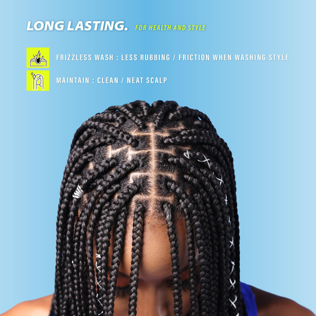[MULTI PACKS DEAL] SENSATIONNEL AFRICAN COLLECTION KANEKALON AQUATEX PRE-LAYERED SYNTHETIC BRAID 48 / WATER-REPELLENT - 3XRUWA (1PACK, 1B)
