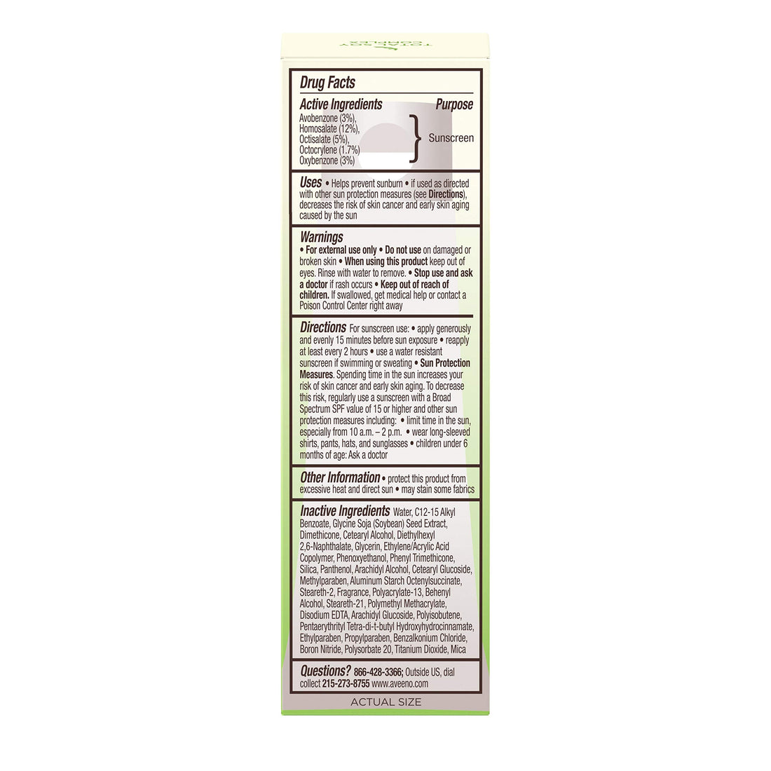 Aveeno Positively Radiant Daily Moisturizer Spf#30, 1oz, 1 Oz