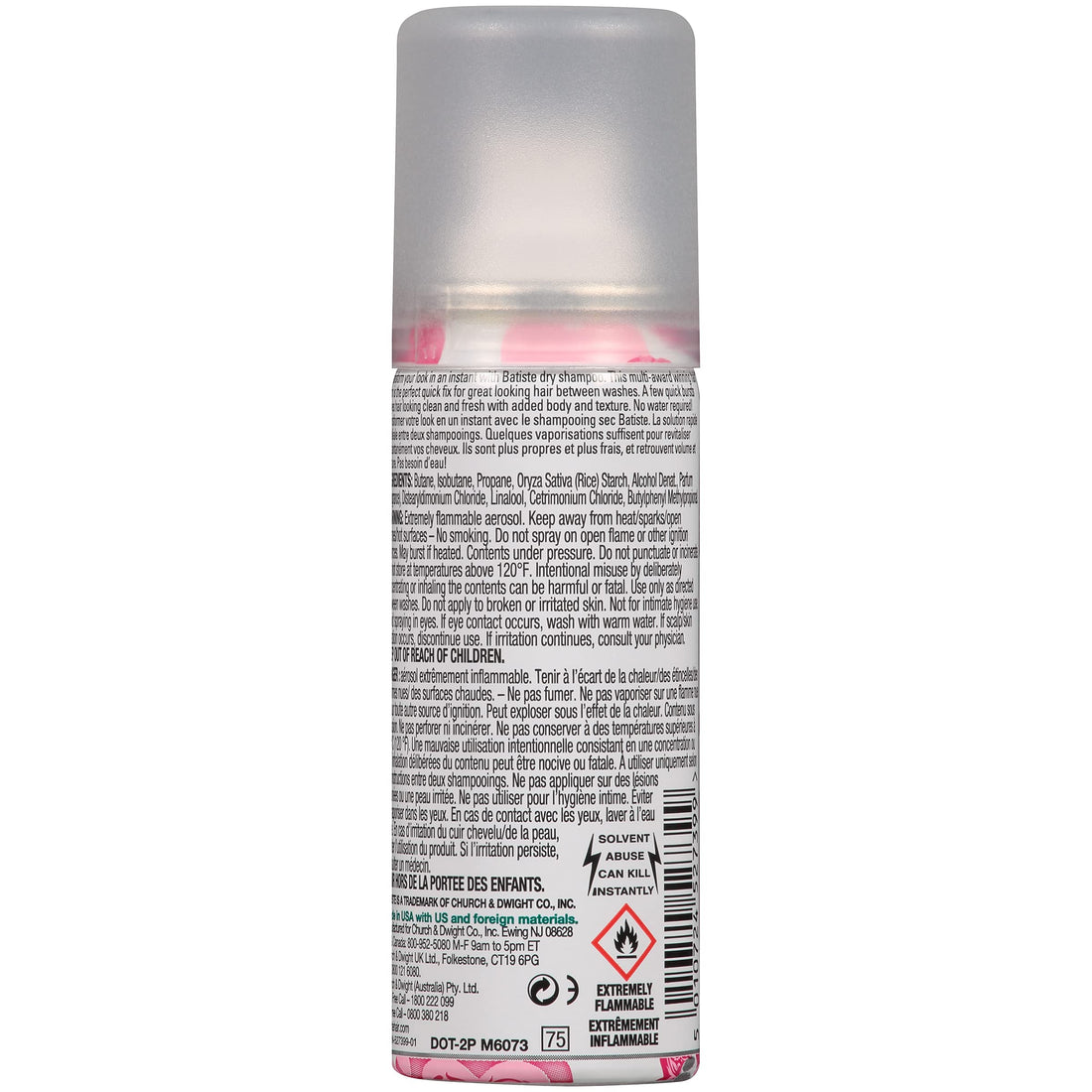 Batiste Dry Shampoo - Floral & Fruity Blush 1.6oz (PACK OF 3)