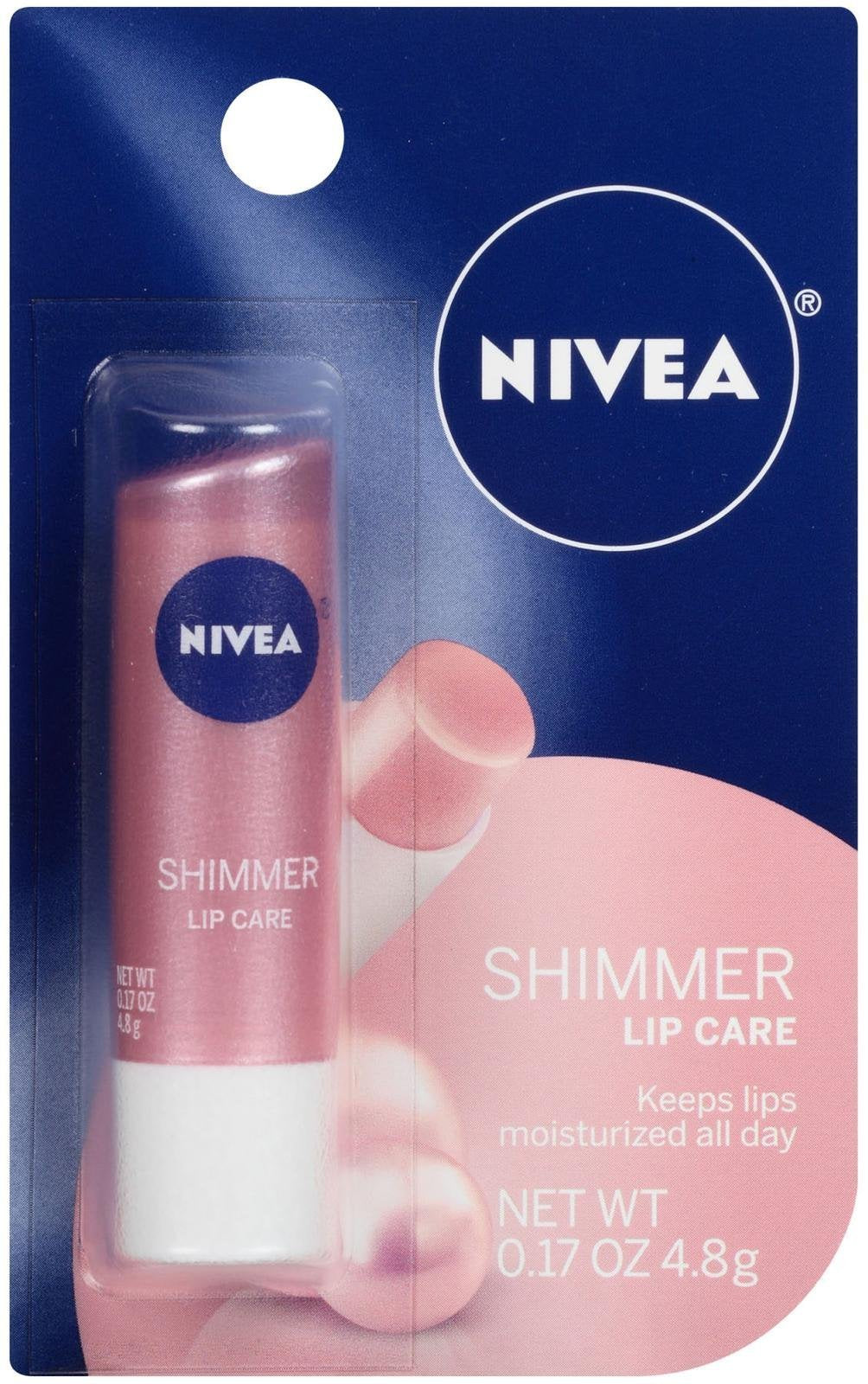 Nivea A Kiss Of Shimmer Radiant Lip Care -- 0.17 Oz, Multicolor