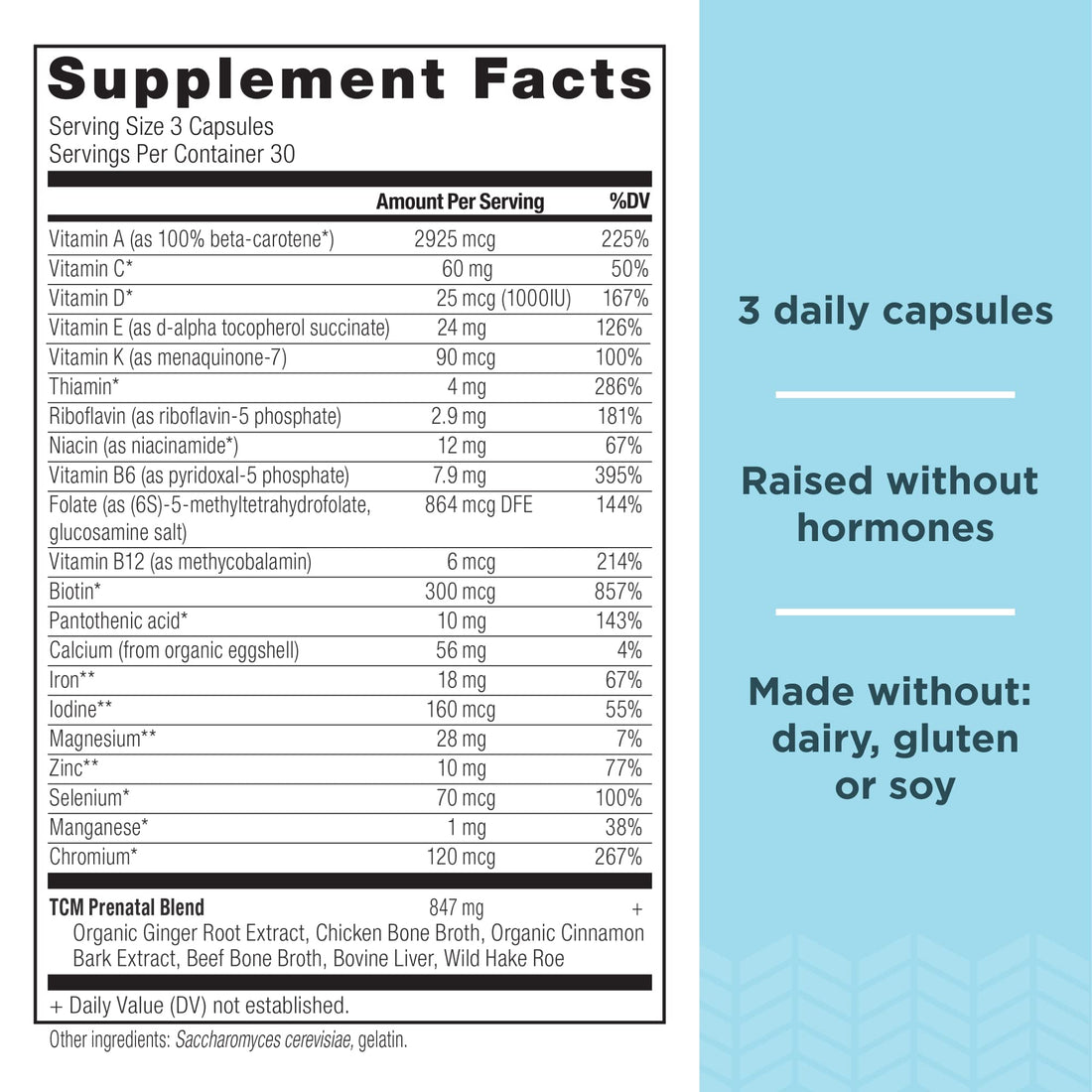 Ancient Nutrition Prenatal Vitamins, Multivitamin for Women with Vitamin C, B12, Magnesium and Folate, Supports Pregnancy and Fertility Health, 90 Ct