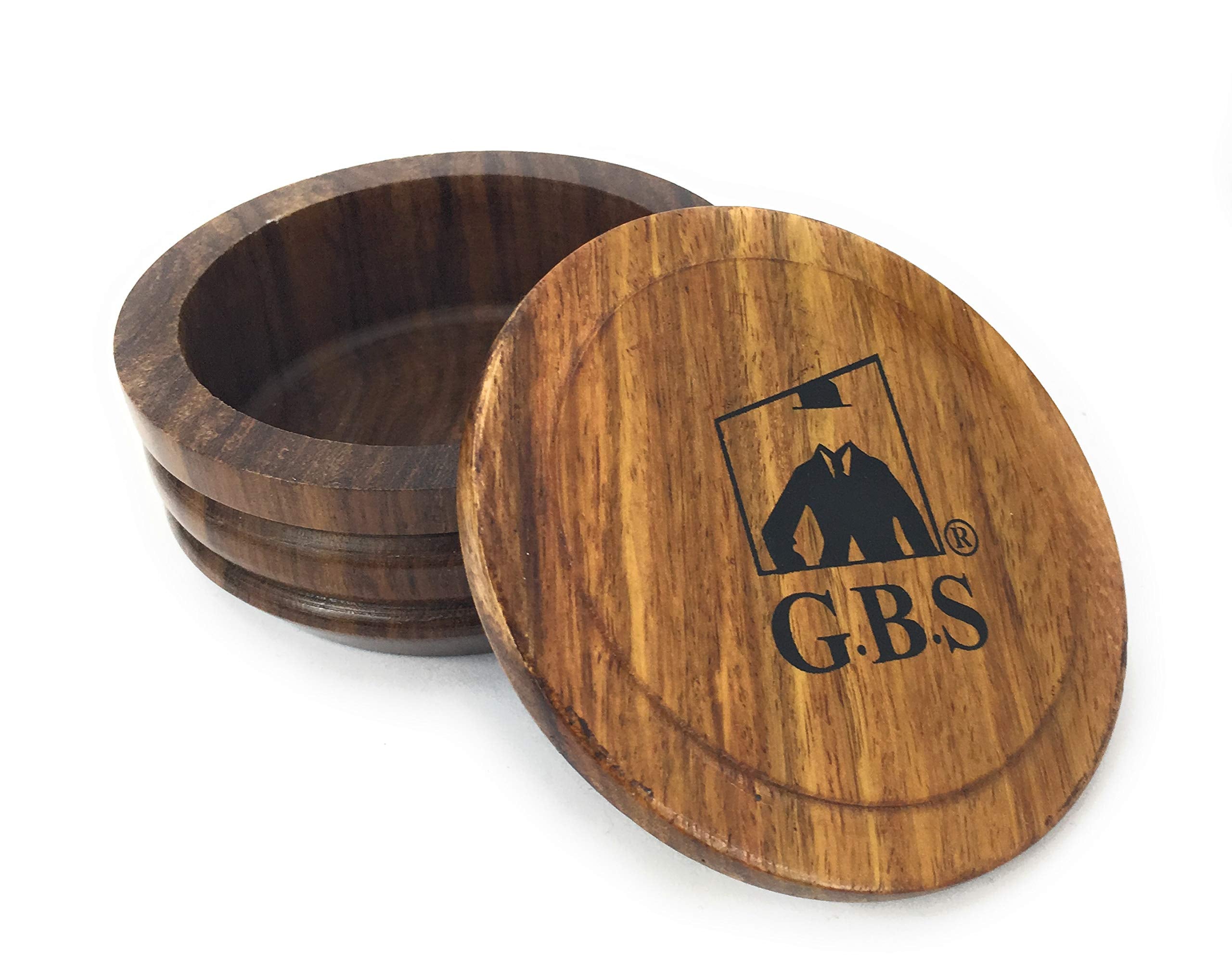 Gbs Wood Shaving Bowl - Fits up to 3 Oz Soap