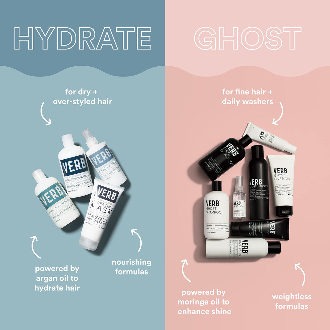 VERB GHOST PREP - 4oz (Weightless, Heat Protect & Frizz Control)