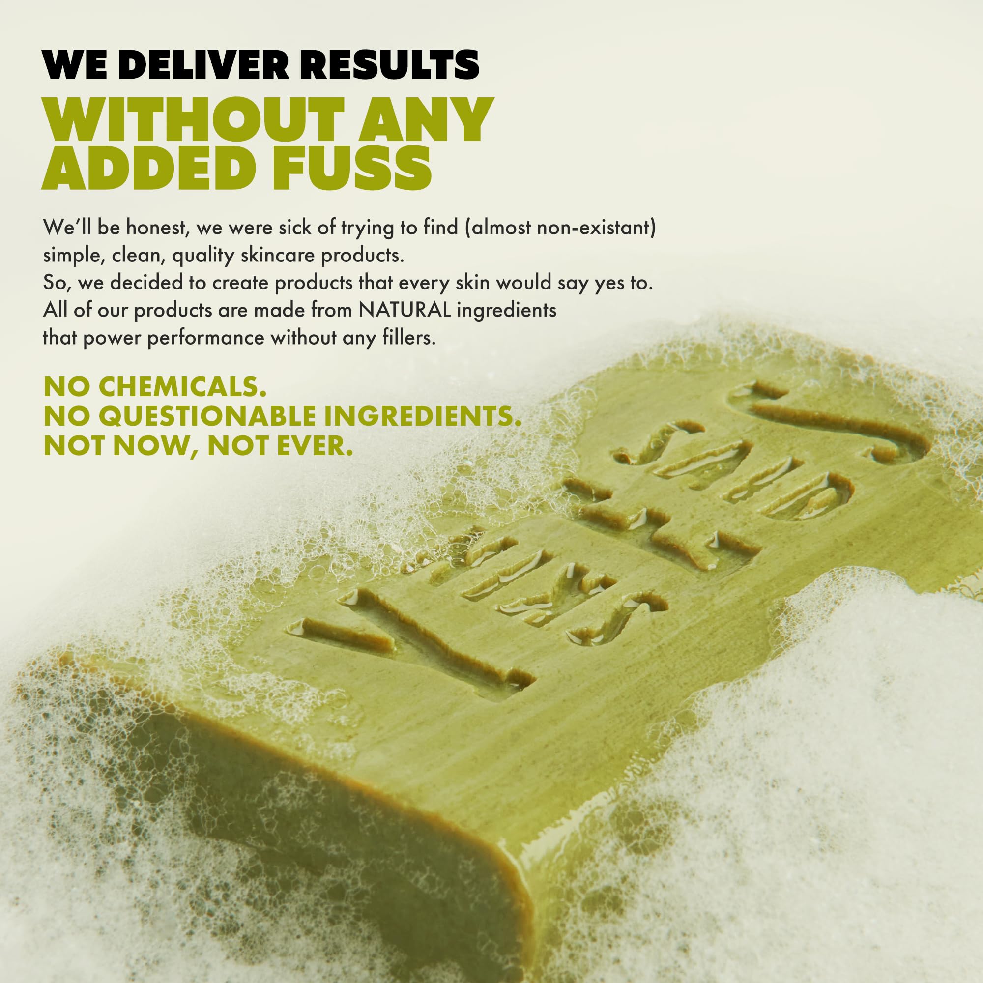 Skin Said Yes Olive Oil Soap Bars - Set of 4 - Natural Bar Soap - Hydrating & Nourishing - Gentle for All Skin Types - Great for Daily Cleansing & Care