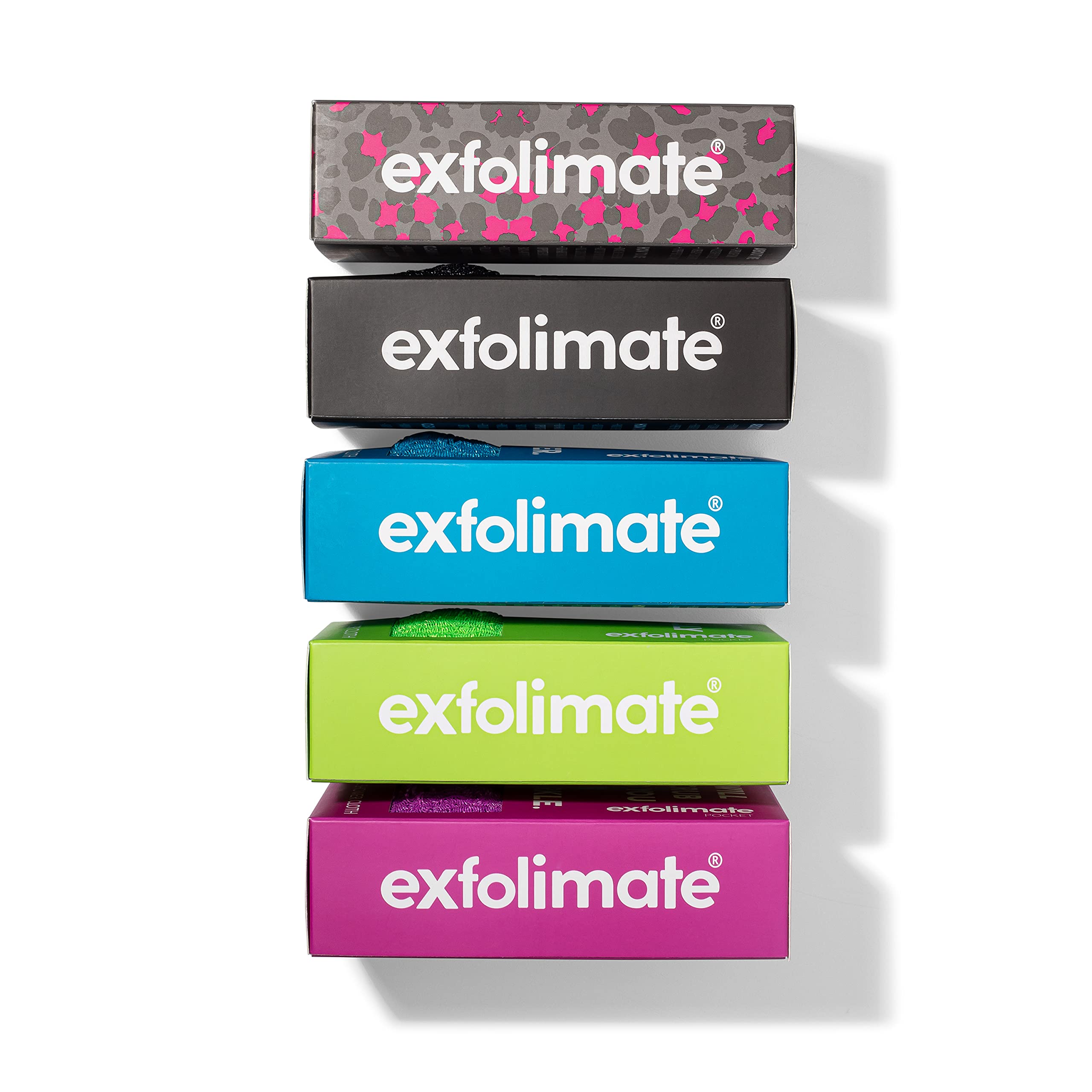 ExfoliMATE | Magic Exfoliating Shower Cloth Gently Removes Dead Skin for a Youthful Clear Complexion (aqua pocket 2.0)