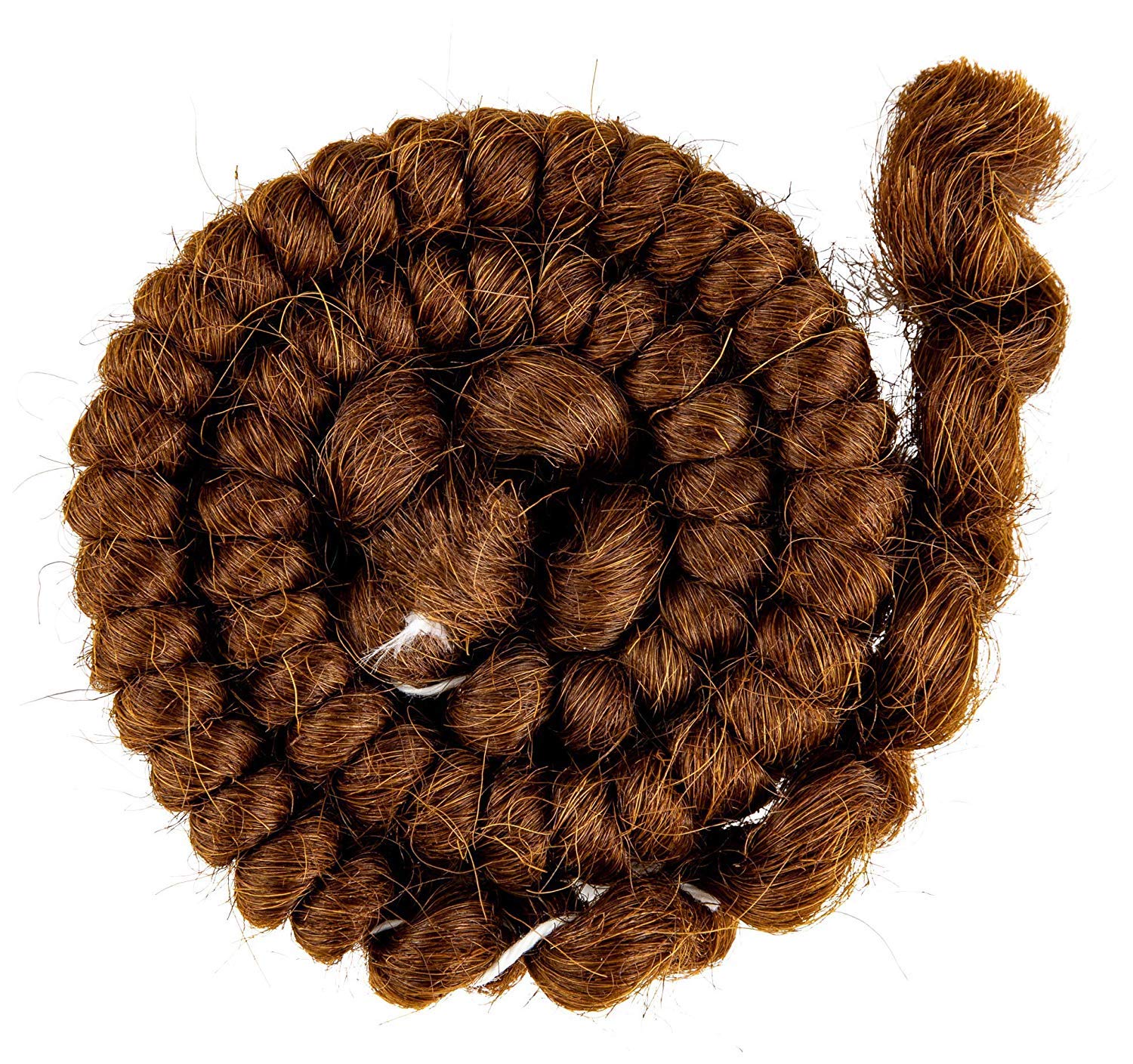 Mehron Crepe Hair 12-inch Braid (Light Brown)