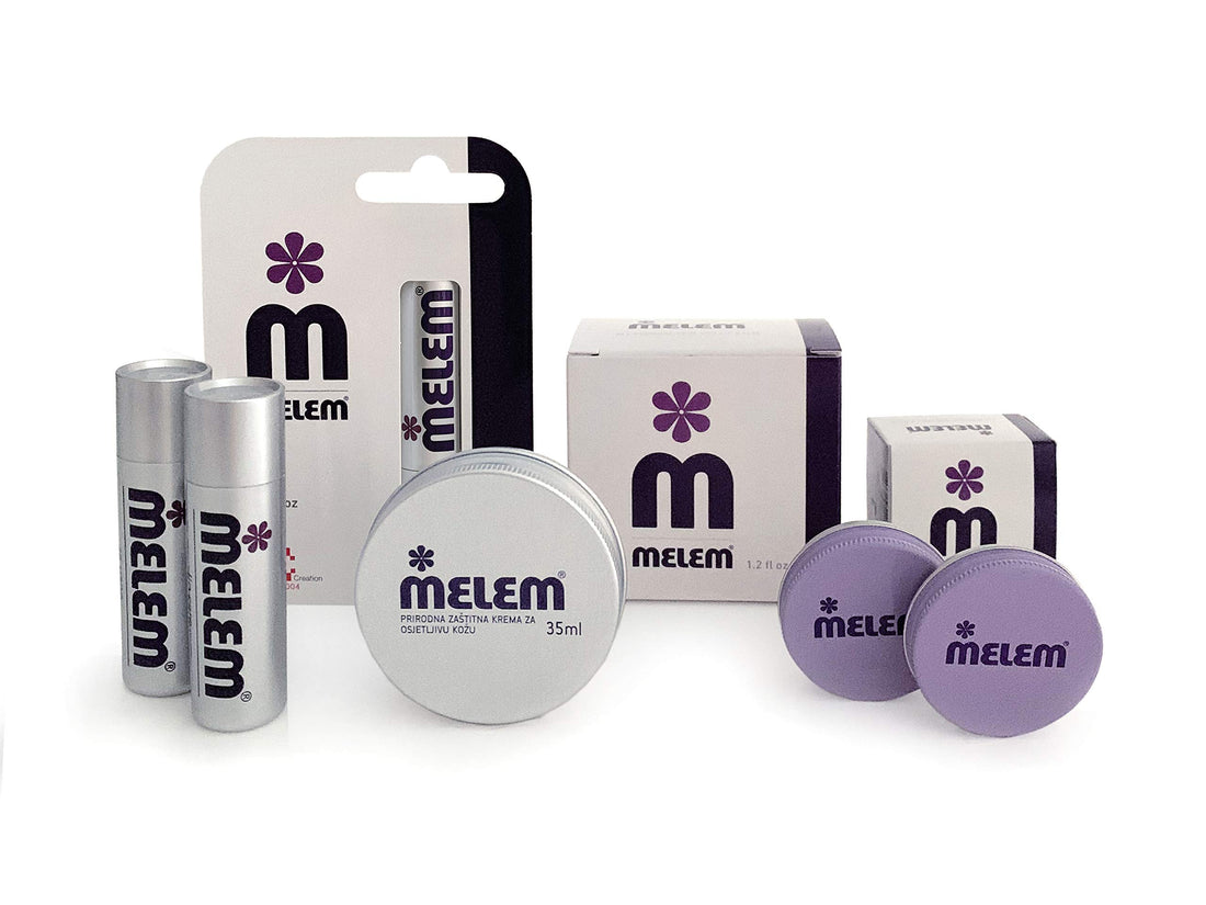 Melem Skin and Lip Balm Combination Pack