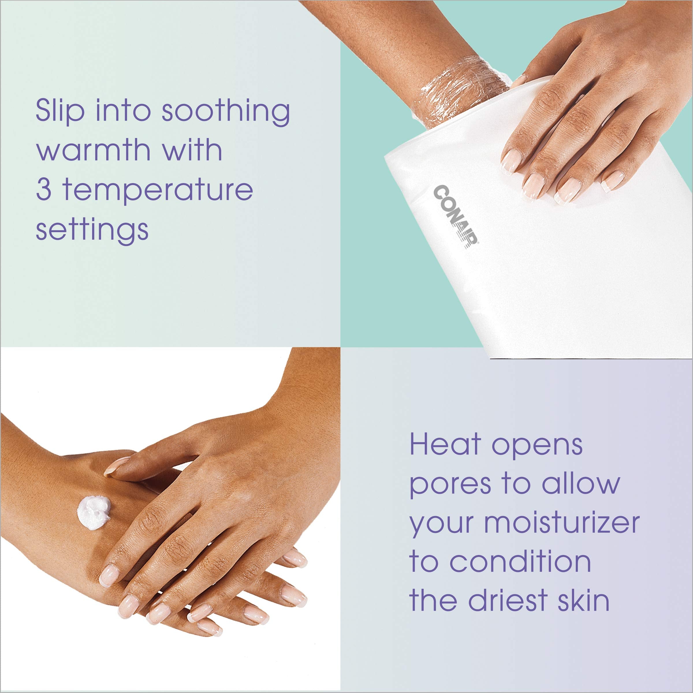 True Glow by Conair Heated Beauty Hand Mitts