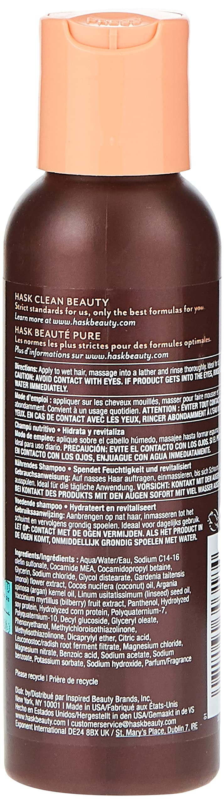 HASK Monoi Coconut Oil Nourishing Shampoo & Conditioner Set 3.3oz