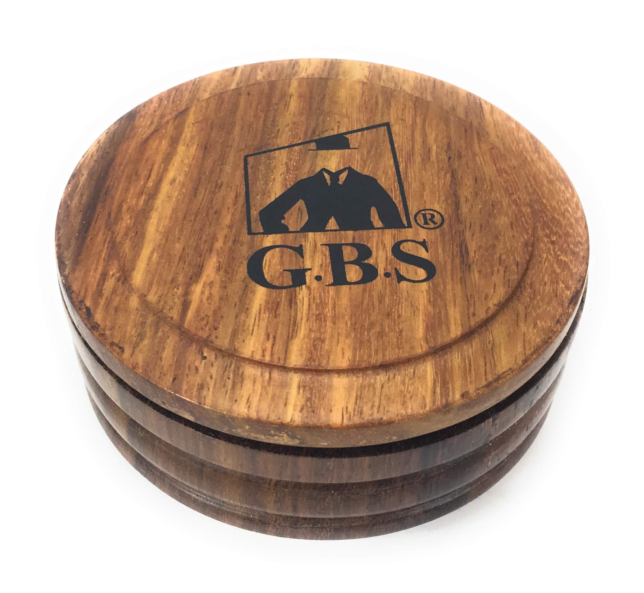 Gbs Wood Shaving Bowl - Fits up to 3 Oz Soap