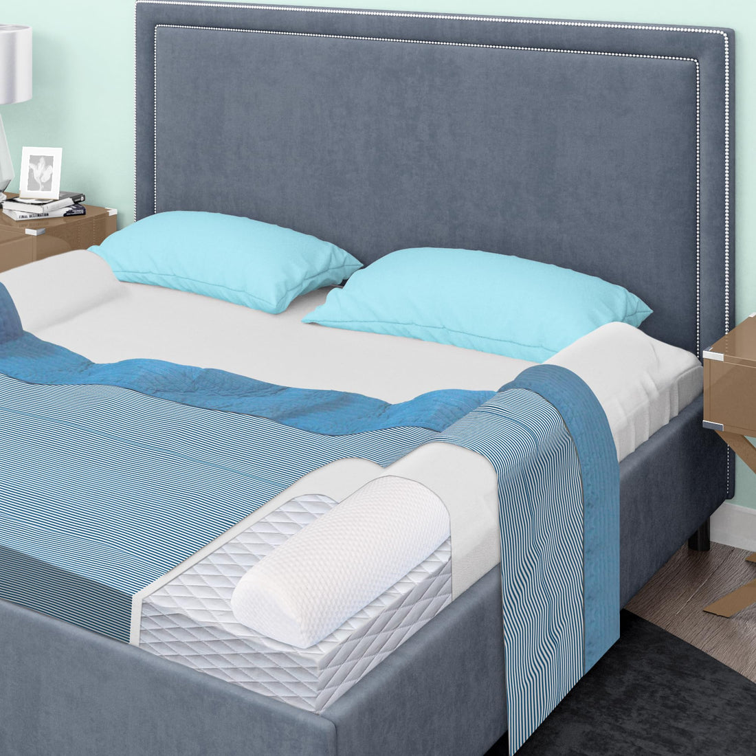 Primica Toddler Bed Bumper - Single Hypoallergenic Foam Bed Rail for Queen, King, and Twin Beds (1)