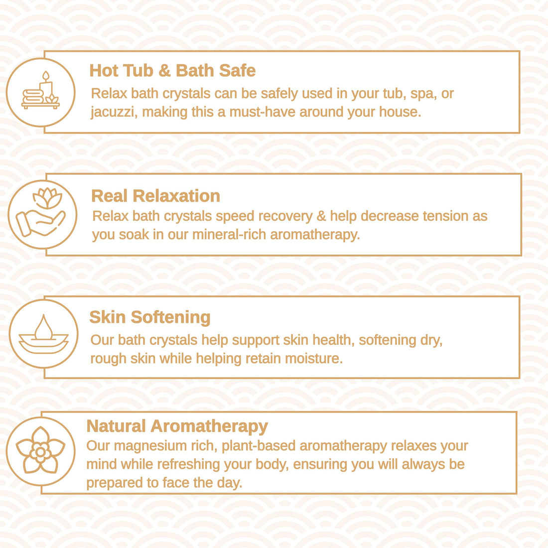 Relax Spa & Bath, Epsom & Dead Sea Salts, Aromatherapy Bath Salts for Hot Tub, Bath, or Spa, Infused with Magnesium, Warm French Vanilla Scent