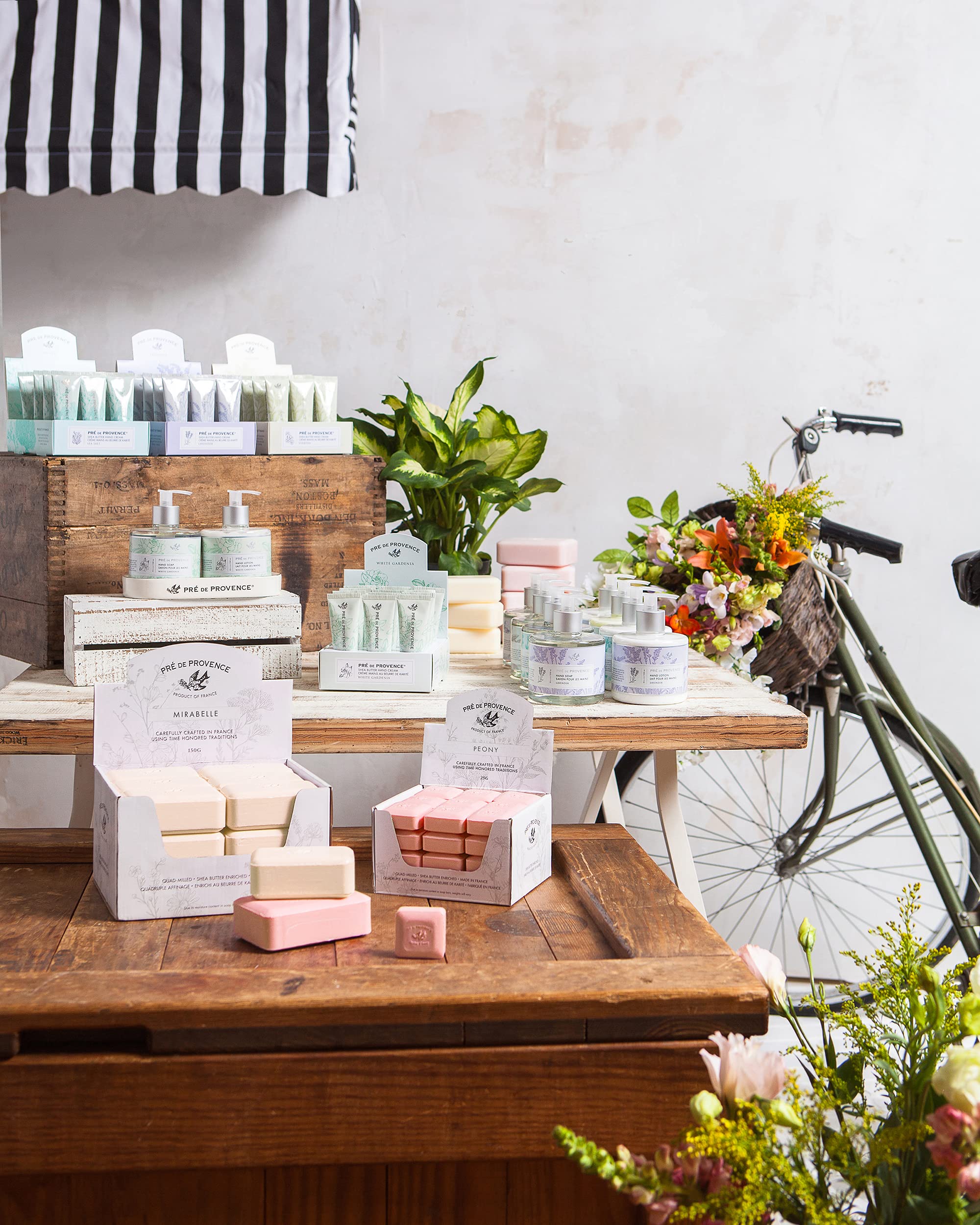 Pre de Provence Collection Shea Butter Enriched Soothing & Moisturizing, Hand Cream, 1 fl oz, White Gardenia