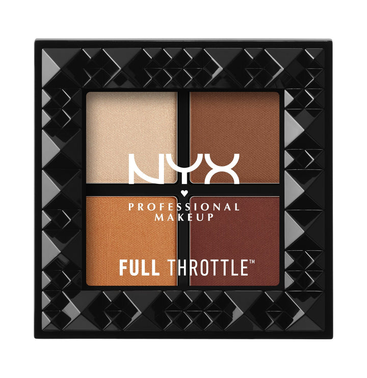 Nyx Professional Makeup Full Throttle Shadow Palette, Colour Riot, 6g