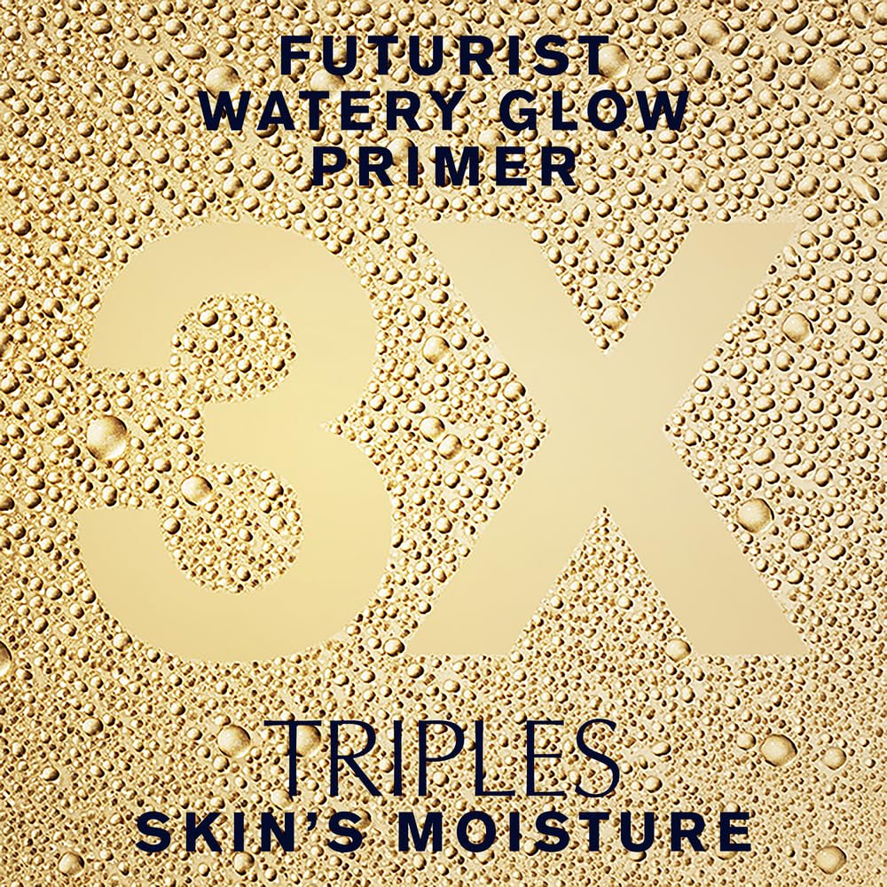 Estée Lauder Futurist Aqua Brilliance™ Watery Glow Primer with Hylauronic Acid for Triple Moisture, 0.5 Ounce