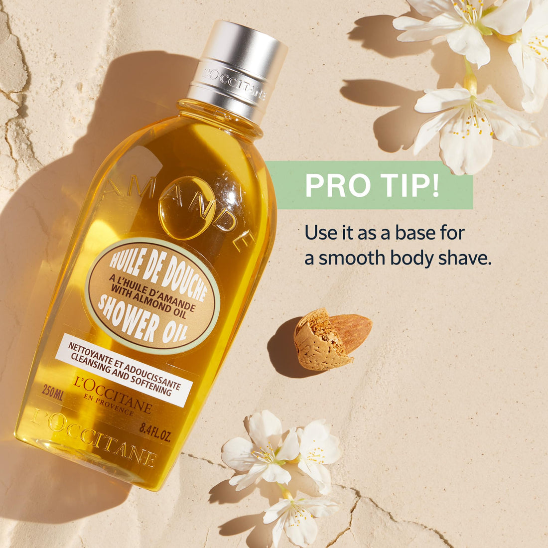 L'Occitane Almond Shower Oil, 250ml