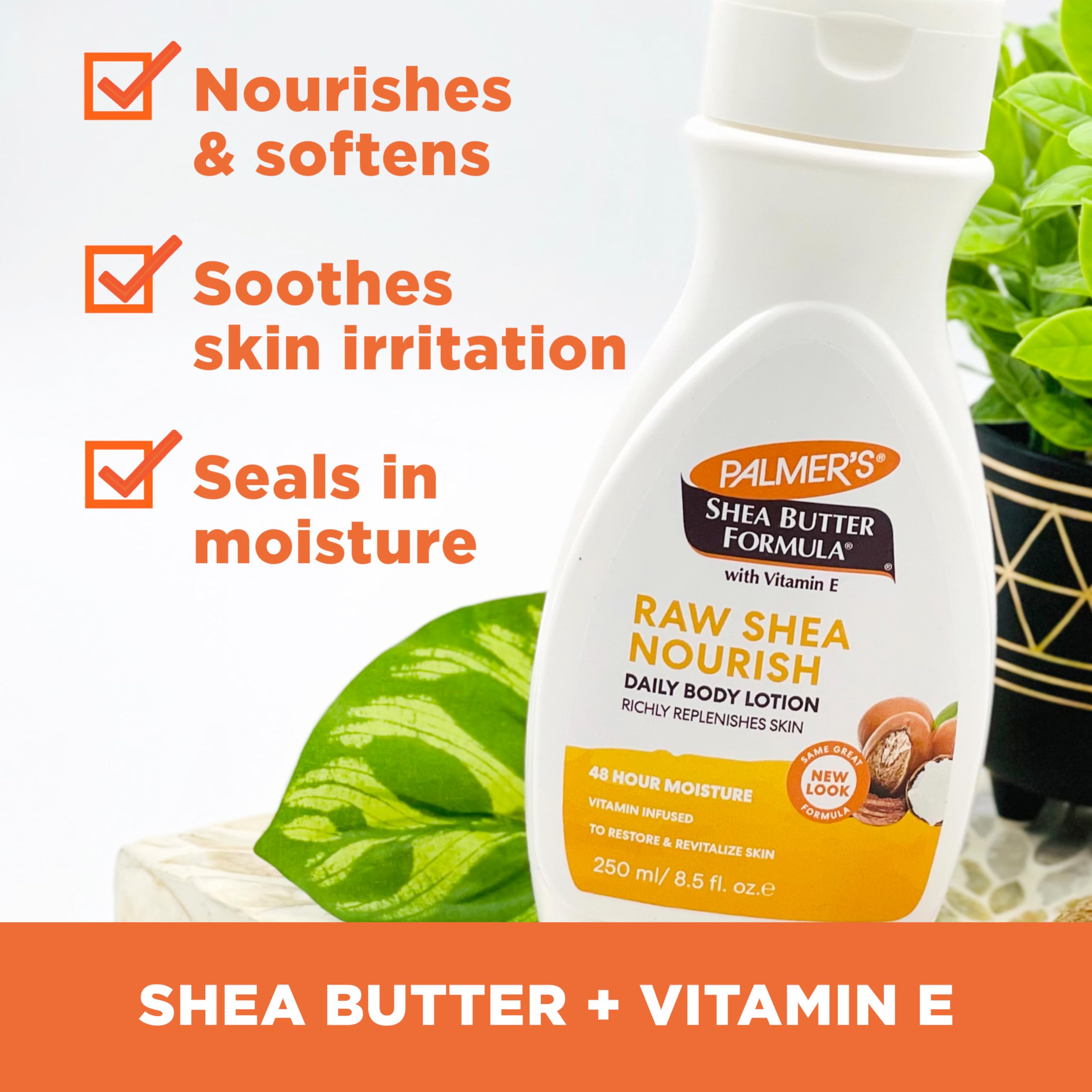 Palmer's Body Lotion for Women & Men Variety Pack, Vitamin E Lotion Set for Dry Skin, 48 Hour Moisturization, 8.5 oz flip cap bottles (Pack of 3)